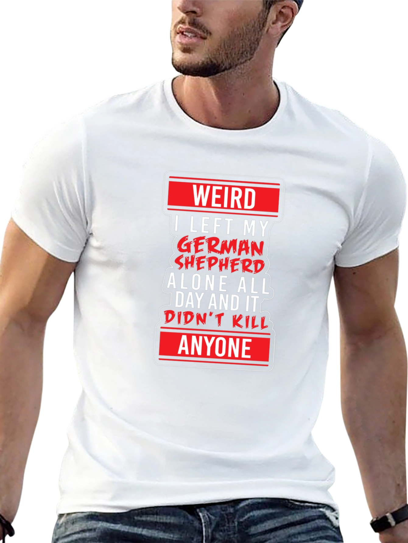 Weird German Shepherd T-Shirt