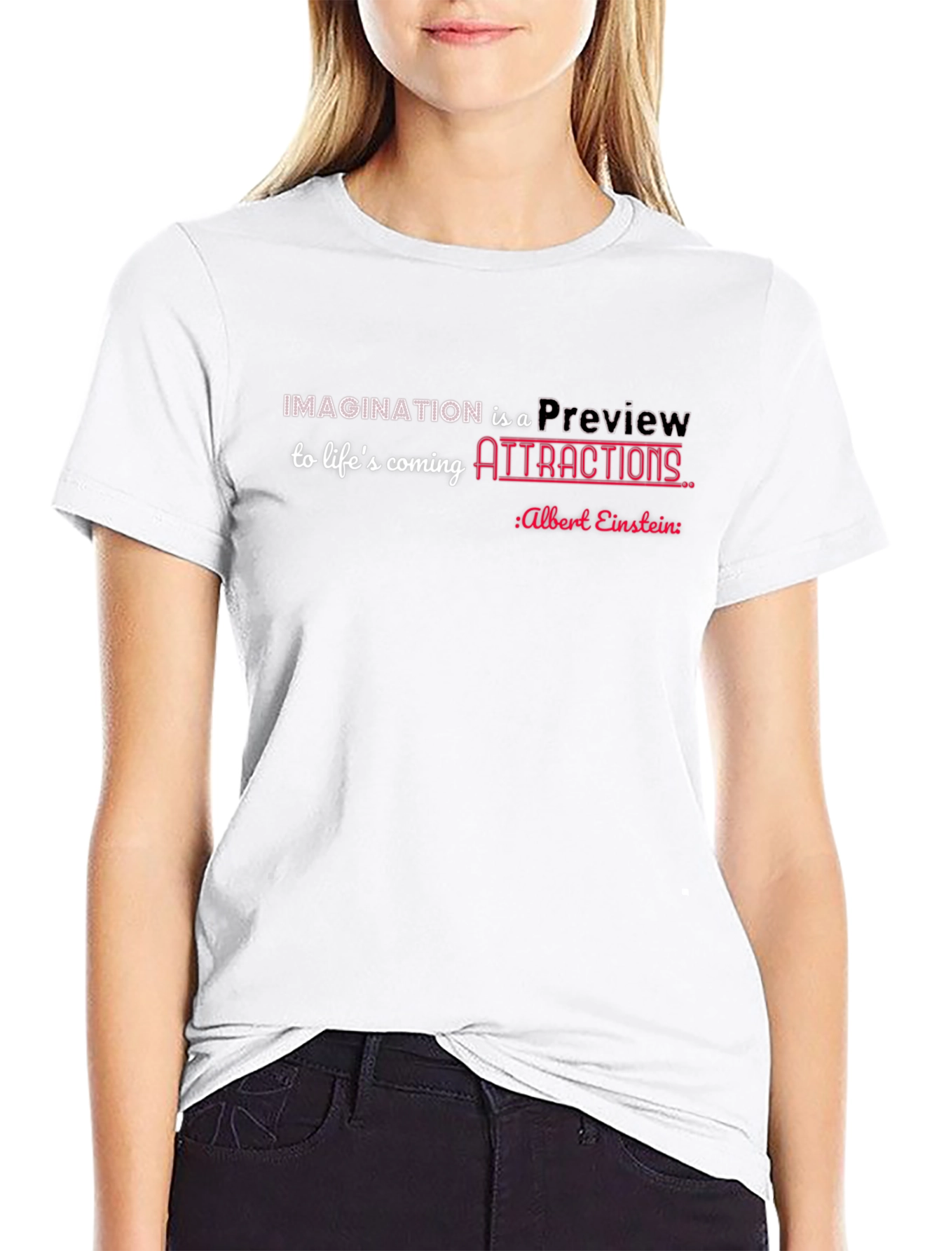Imagination Preview Tee - Einstein Quote Shirt