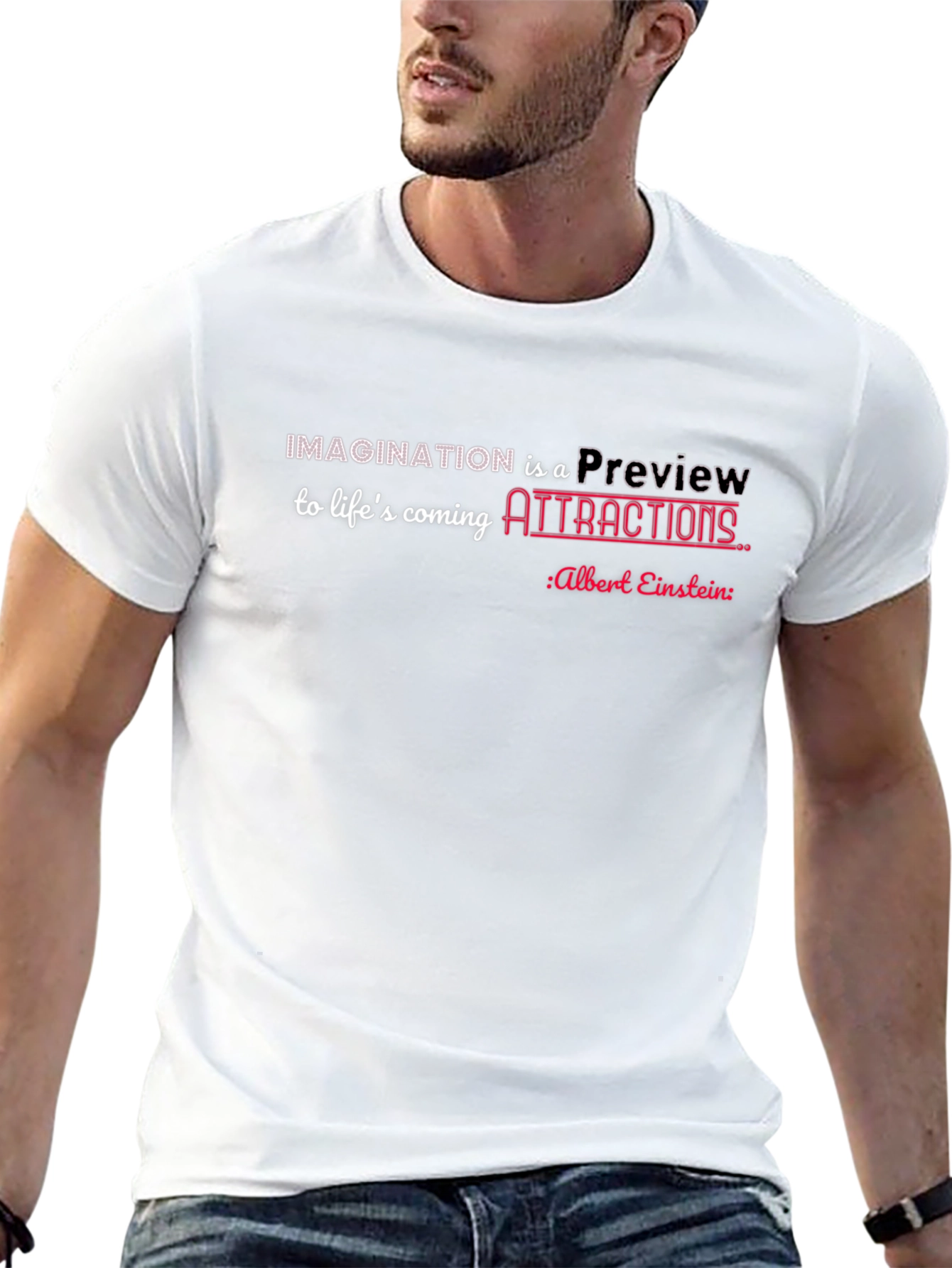 Imagination Preview Tee - Einstein Quote Shirt