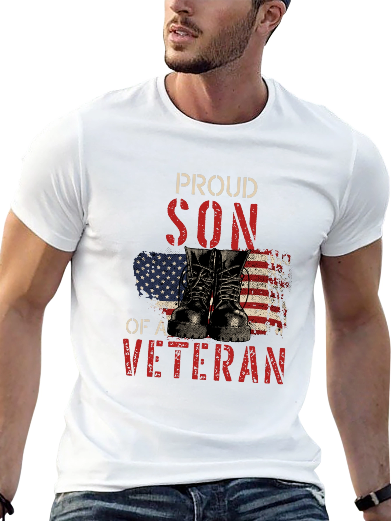Proud Son of a Veteran Graphic Tee