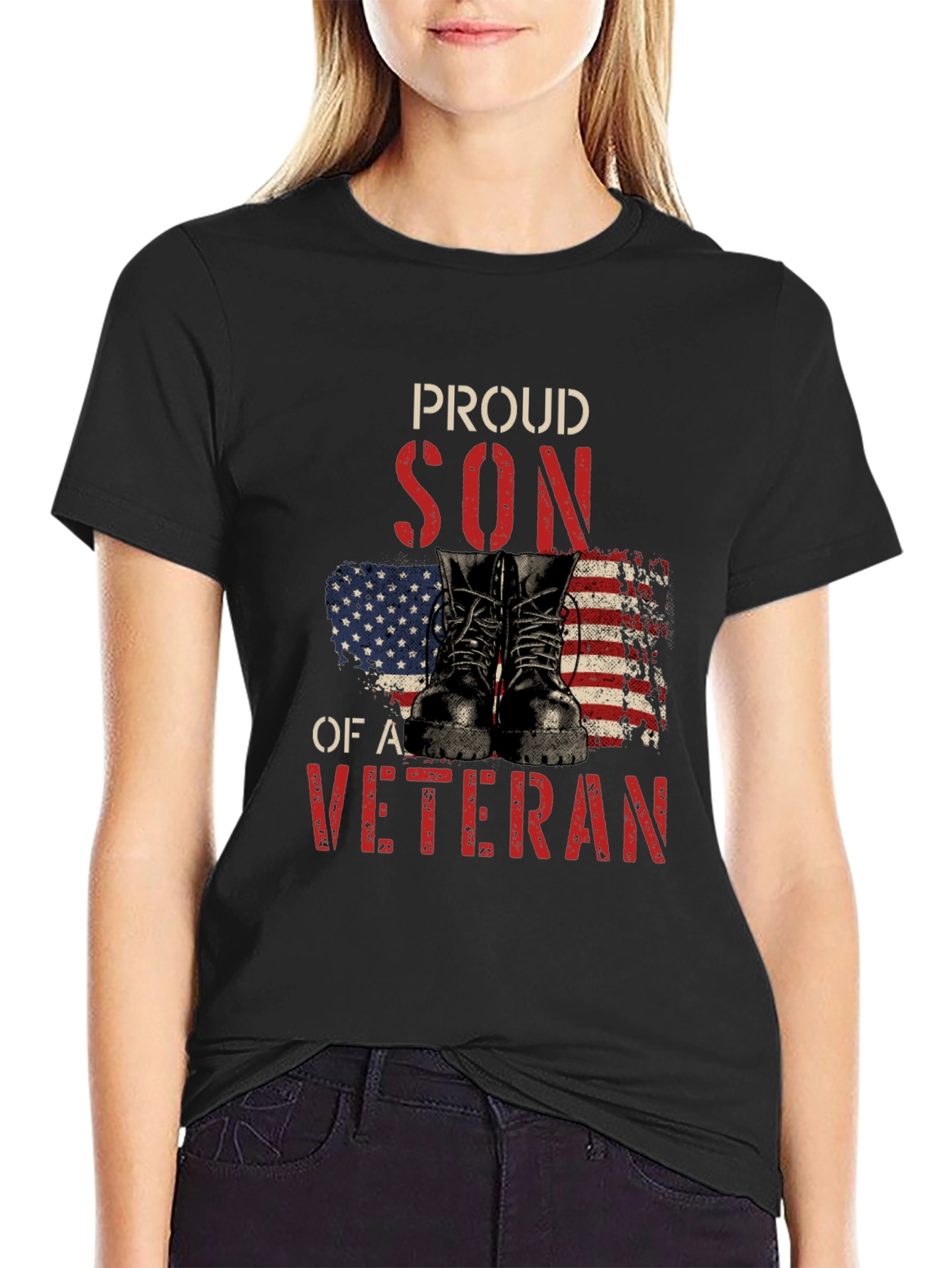 Proud Son of a Veteran Graphic Tee
