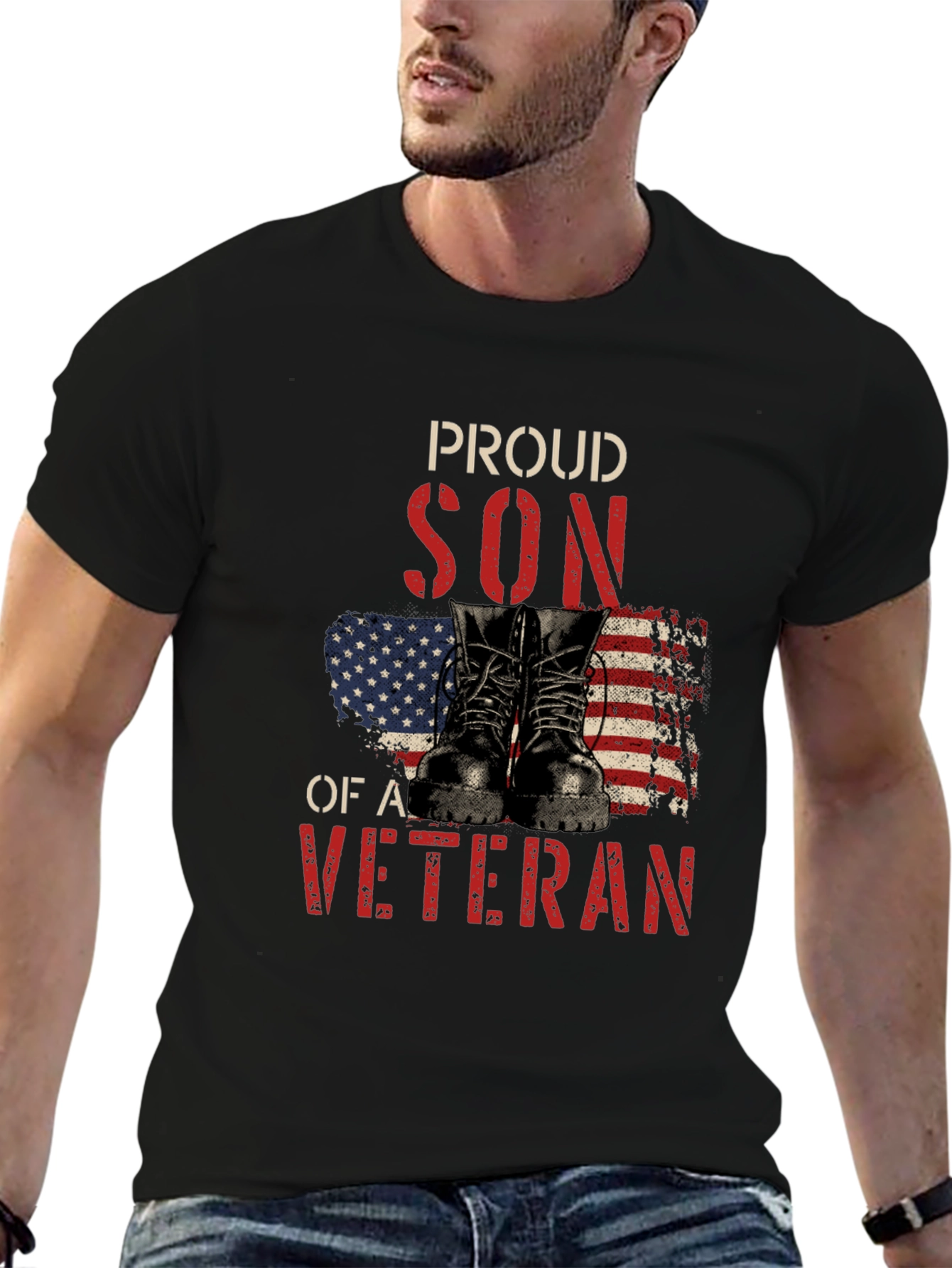 Proud Son of a Veteran Graphic Tee