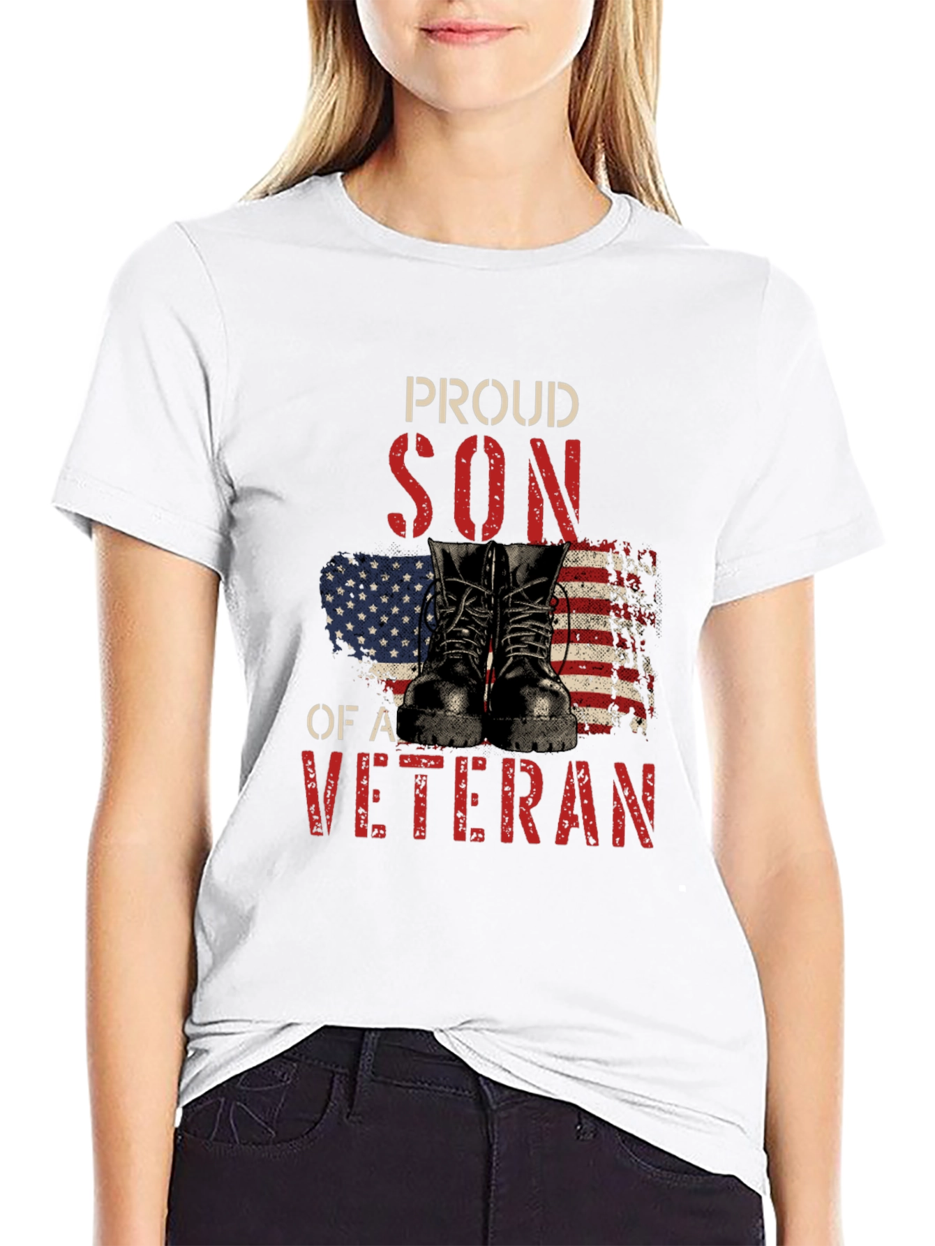 Proud Son of a Veteran Graphic Tee