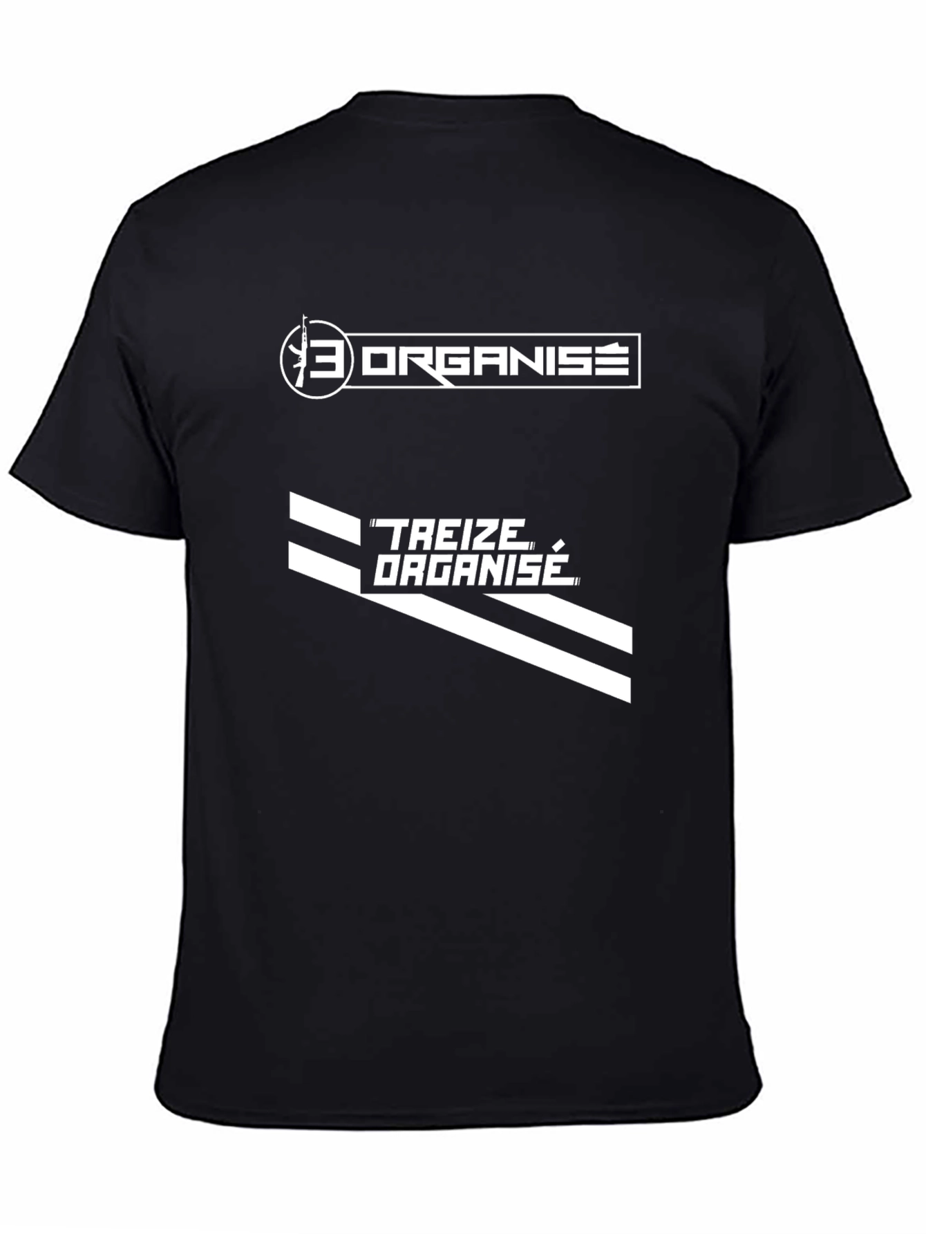 Treize Organise T-Shirt - Black Graphic Tee