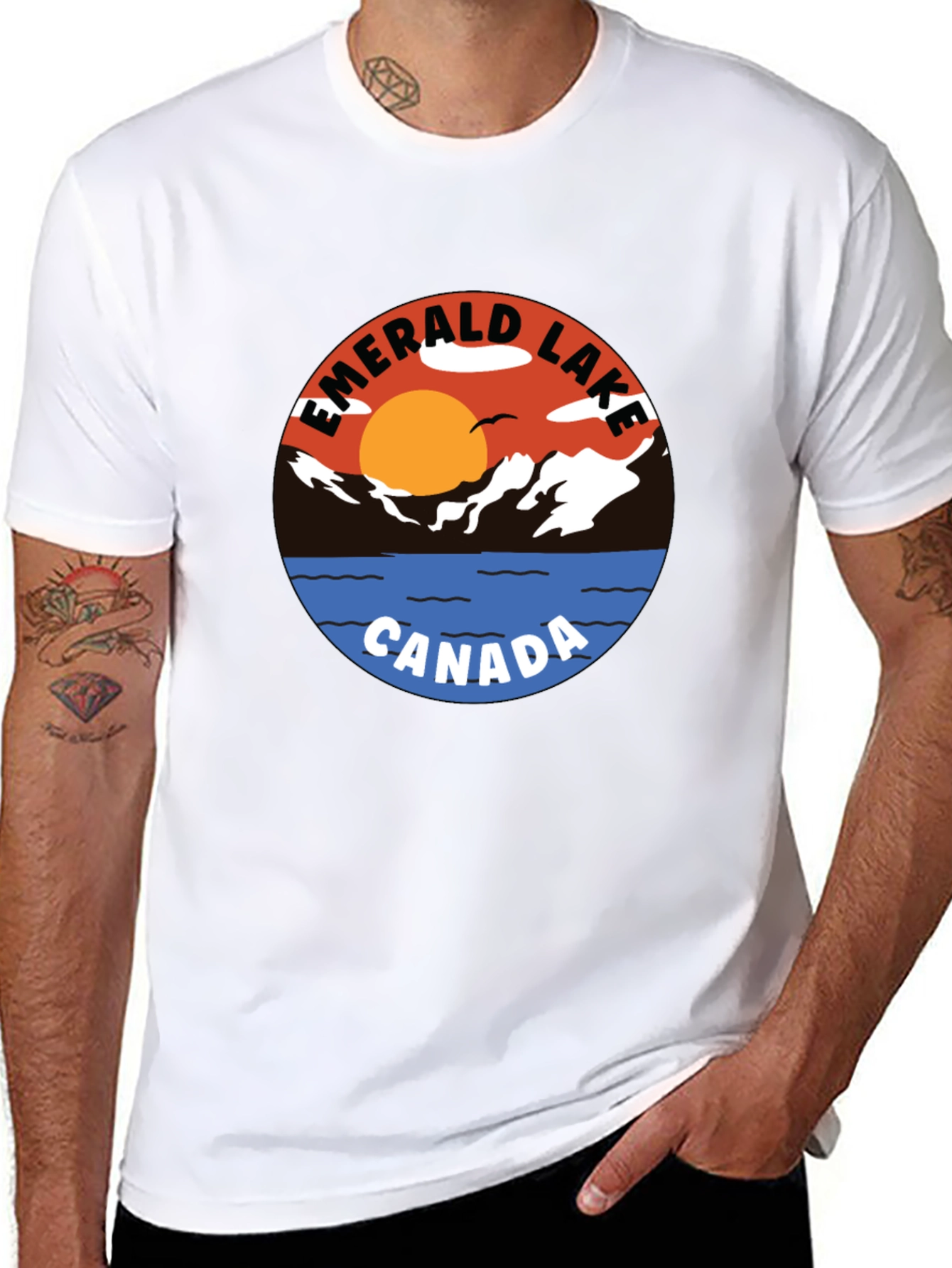 Emerald Lake Canada Graphic Tee