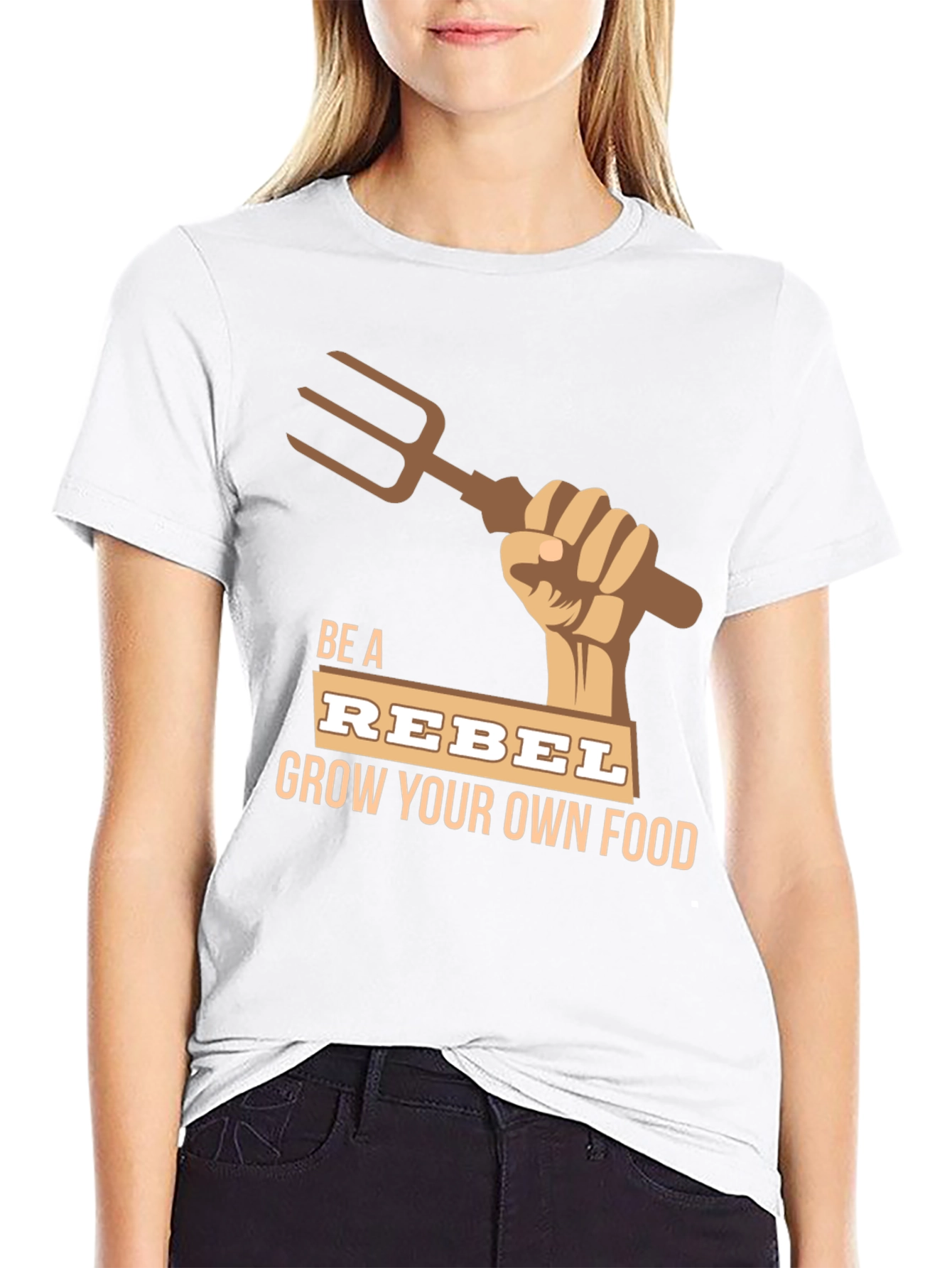 Be A Rebel Grow Your Own Food T-Shirt