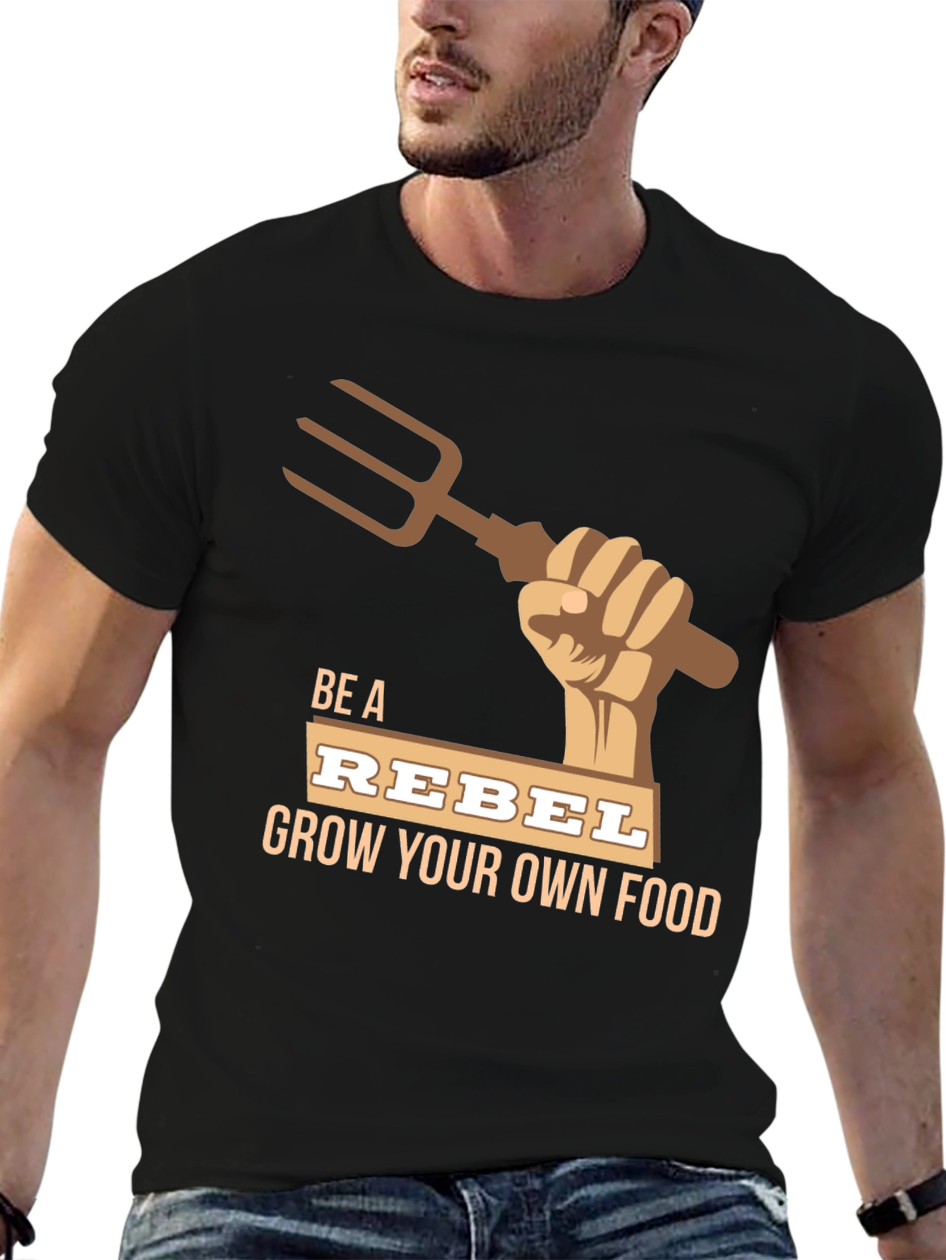 Be A Rebel Grow Your Own Food T-Shirt