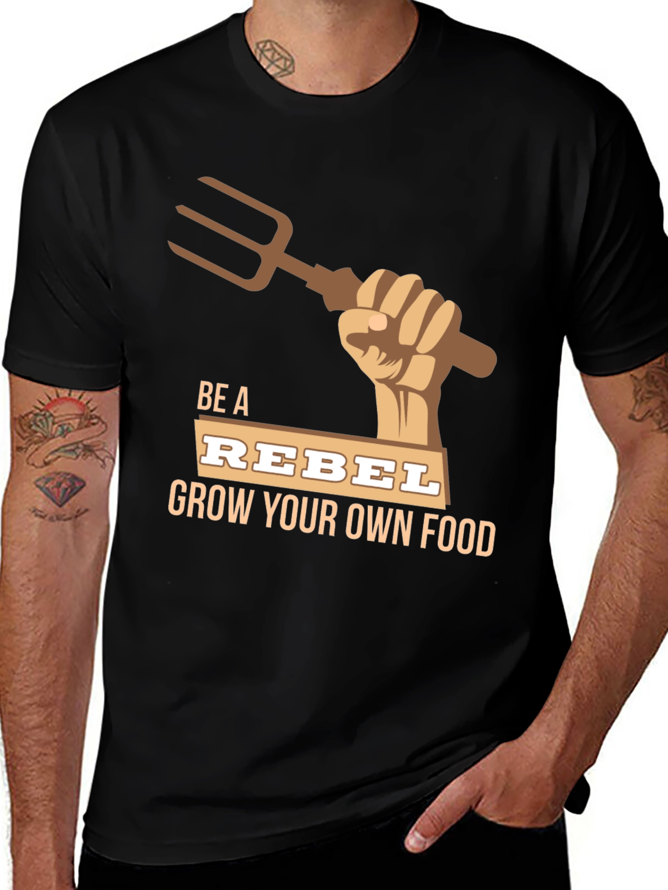 Be A Rebel Grow Your Own Food T-Shirt