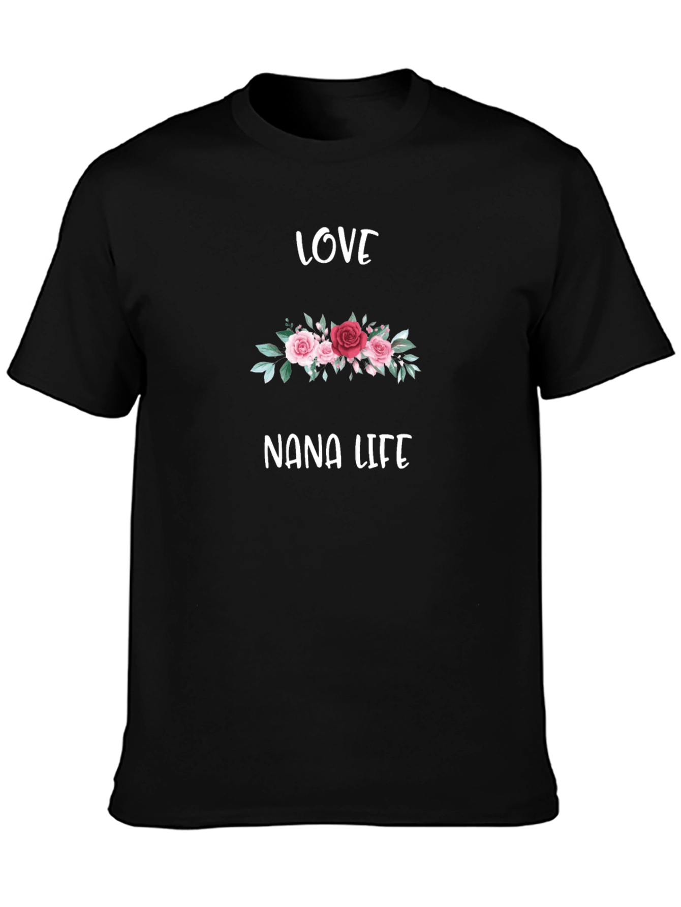 Love Nana Life Floral Graphic Tee