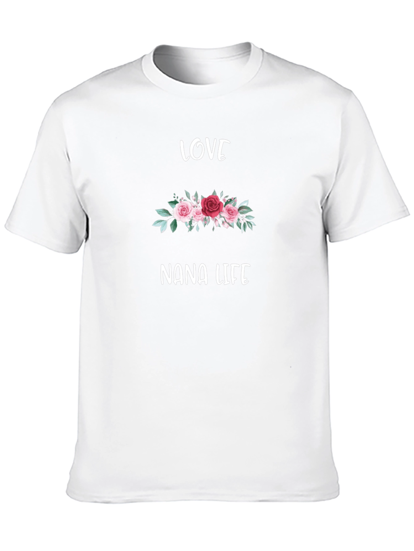 Love Nana Life Floral Graphic Tee