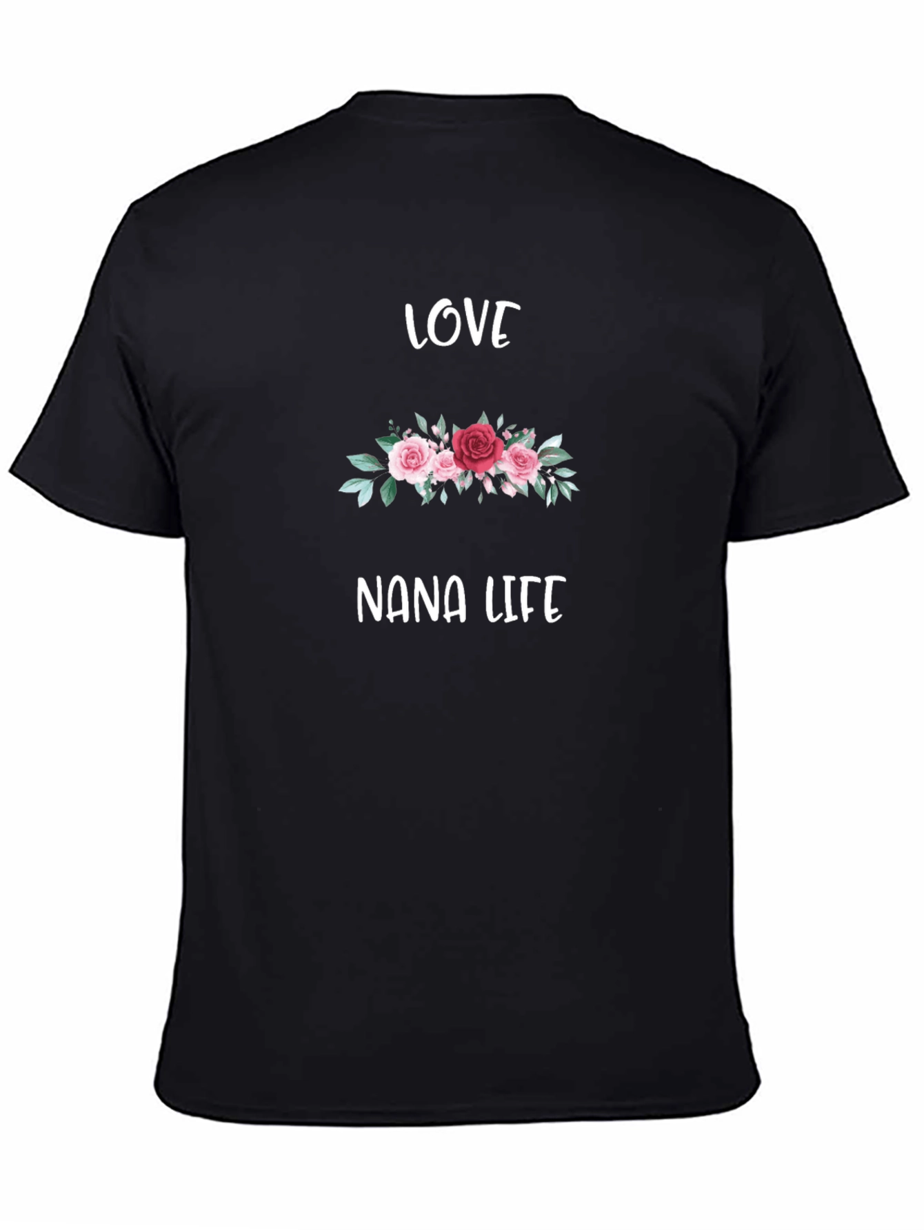Love Nana Life Floral Graphic Tee