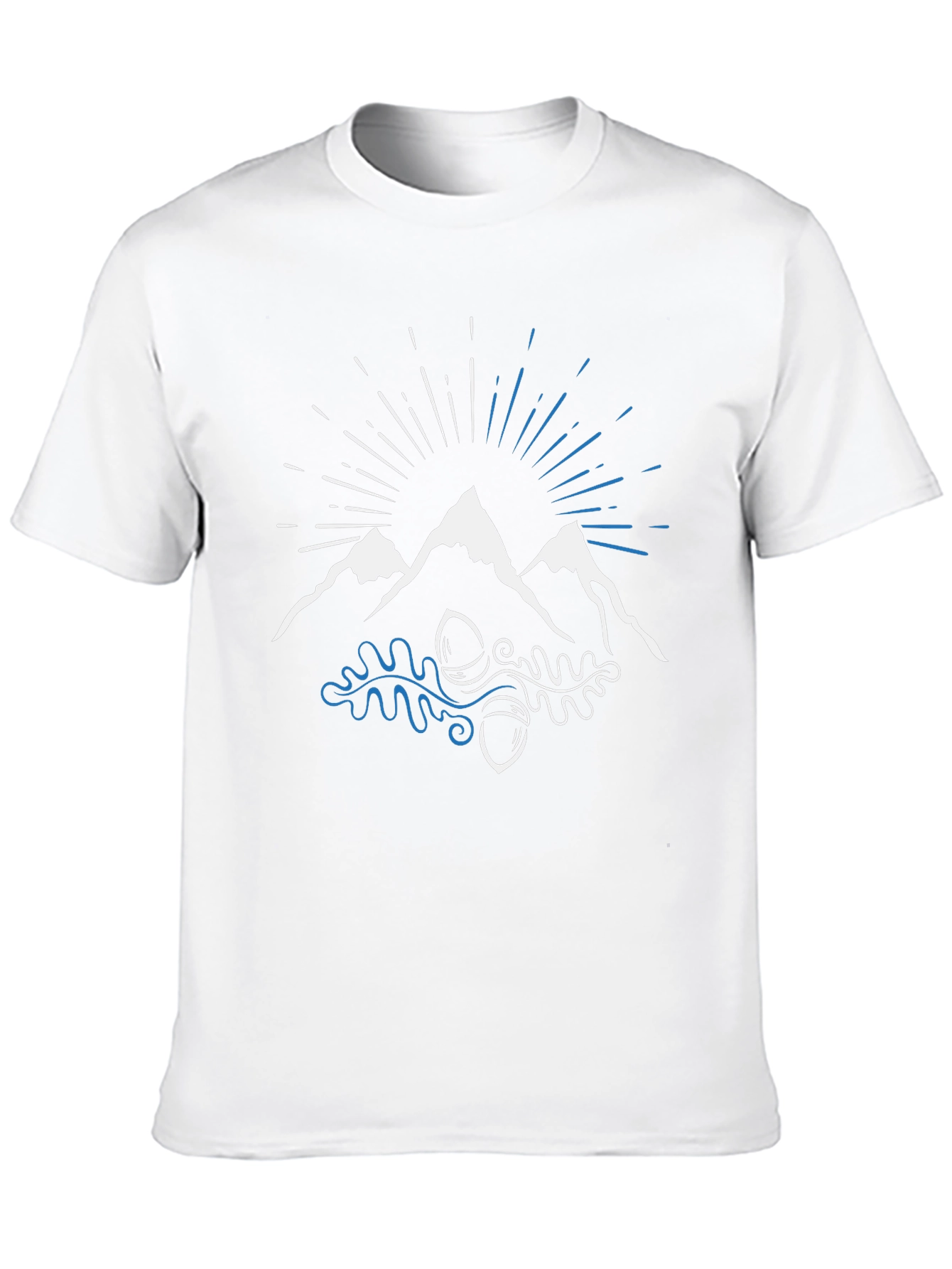 Mountain & Oak Graphic Tee - Nature Inspired Design