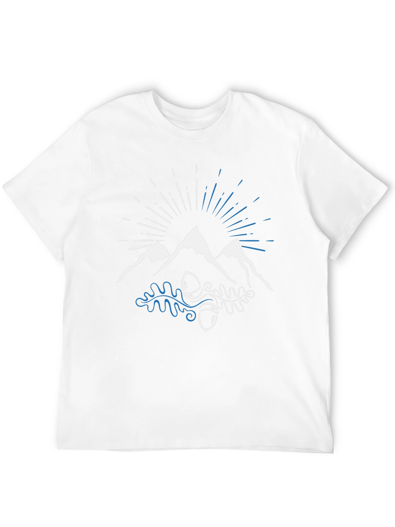 Mountain & Oak Graphic Tee - Nature Inspired Design