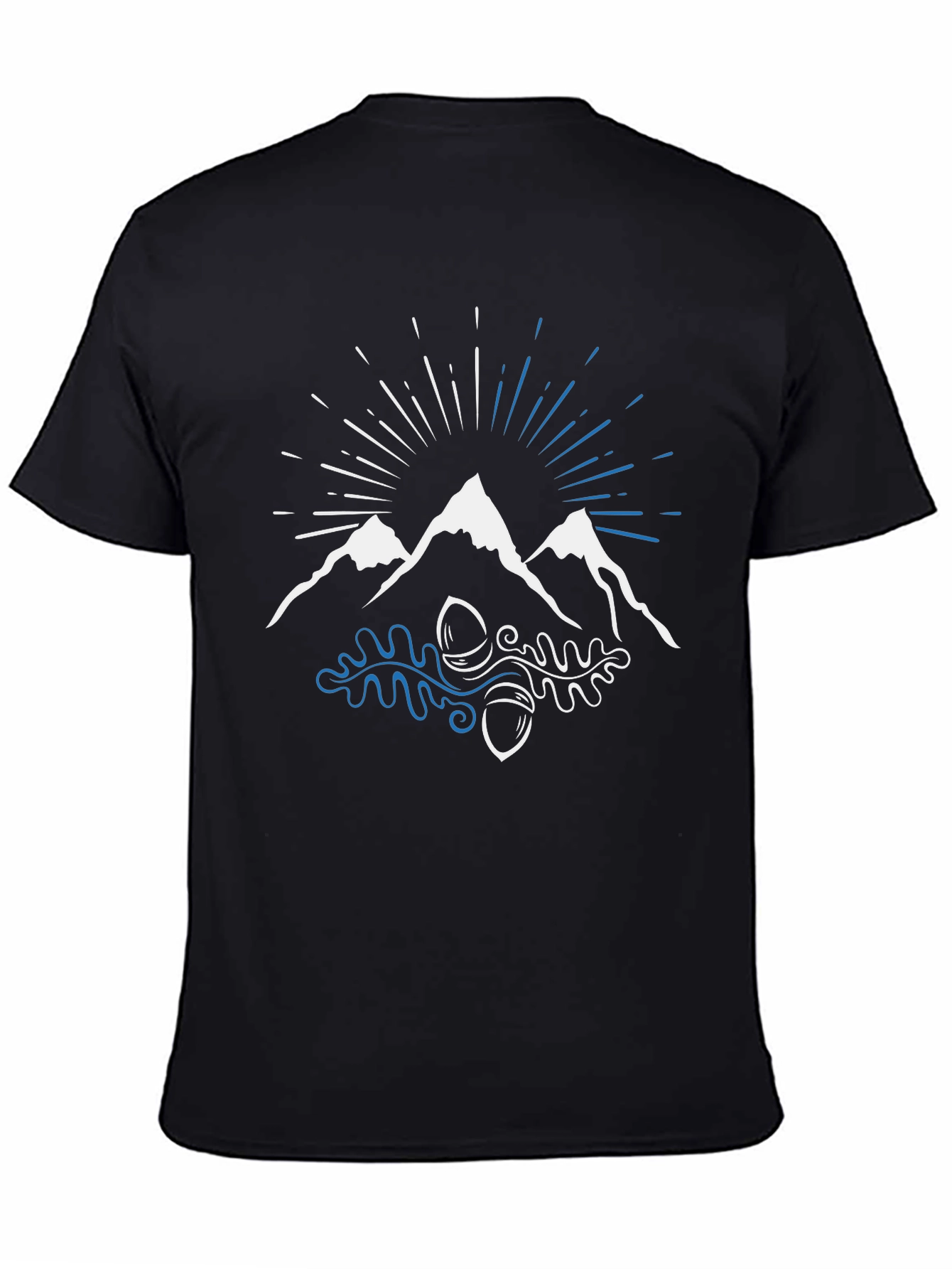 Mountain & Oak Graphic Tee - Nature Inspired Design