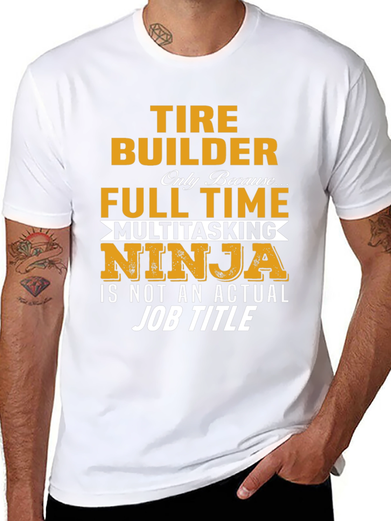 Tire Builder Full Time Ninja T-Shirt