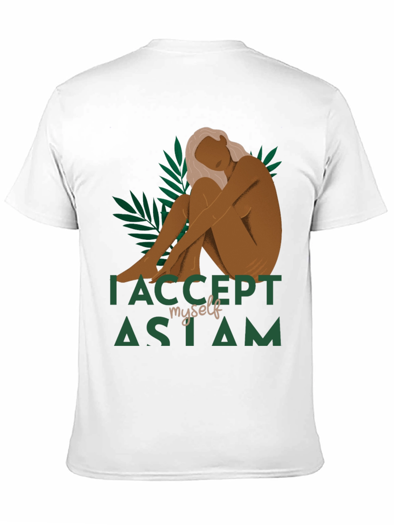 I Accept Myself As I Am Graphic Tee