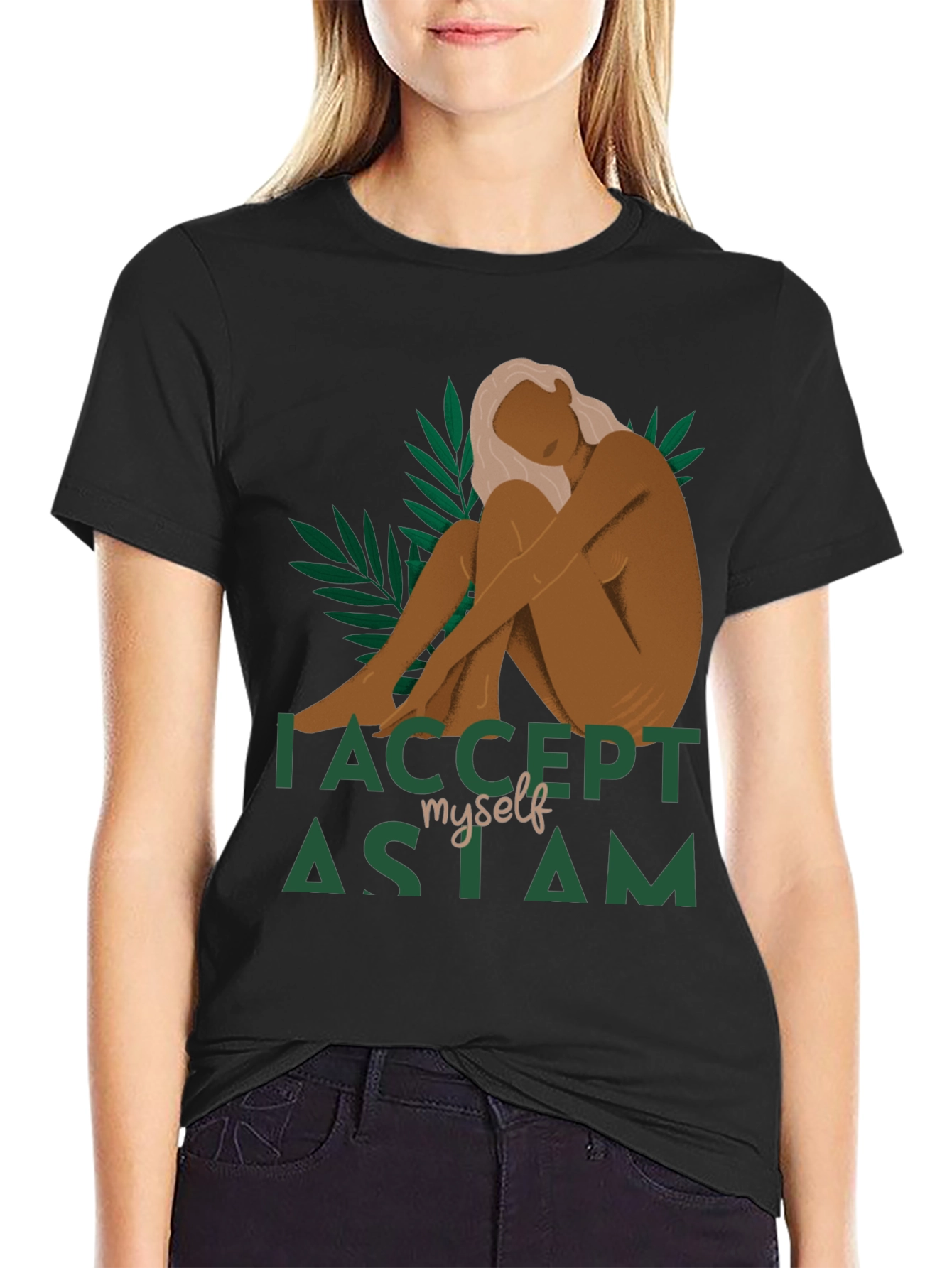 I Accept Myself As I Am Graphic Tee