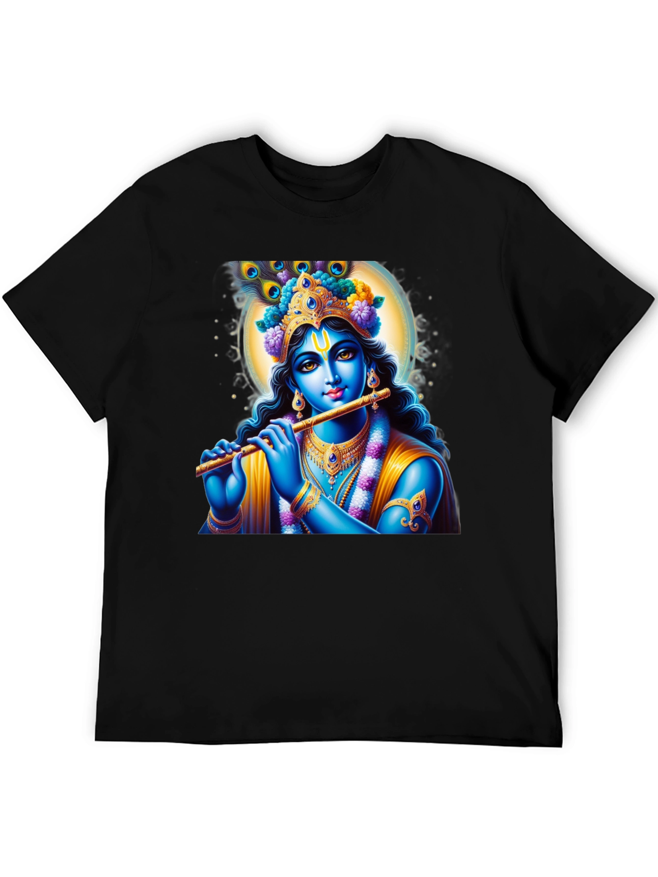 Krishna Graphic T-Shirt - Spiritual Style