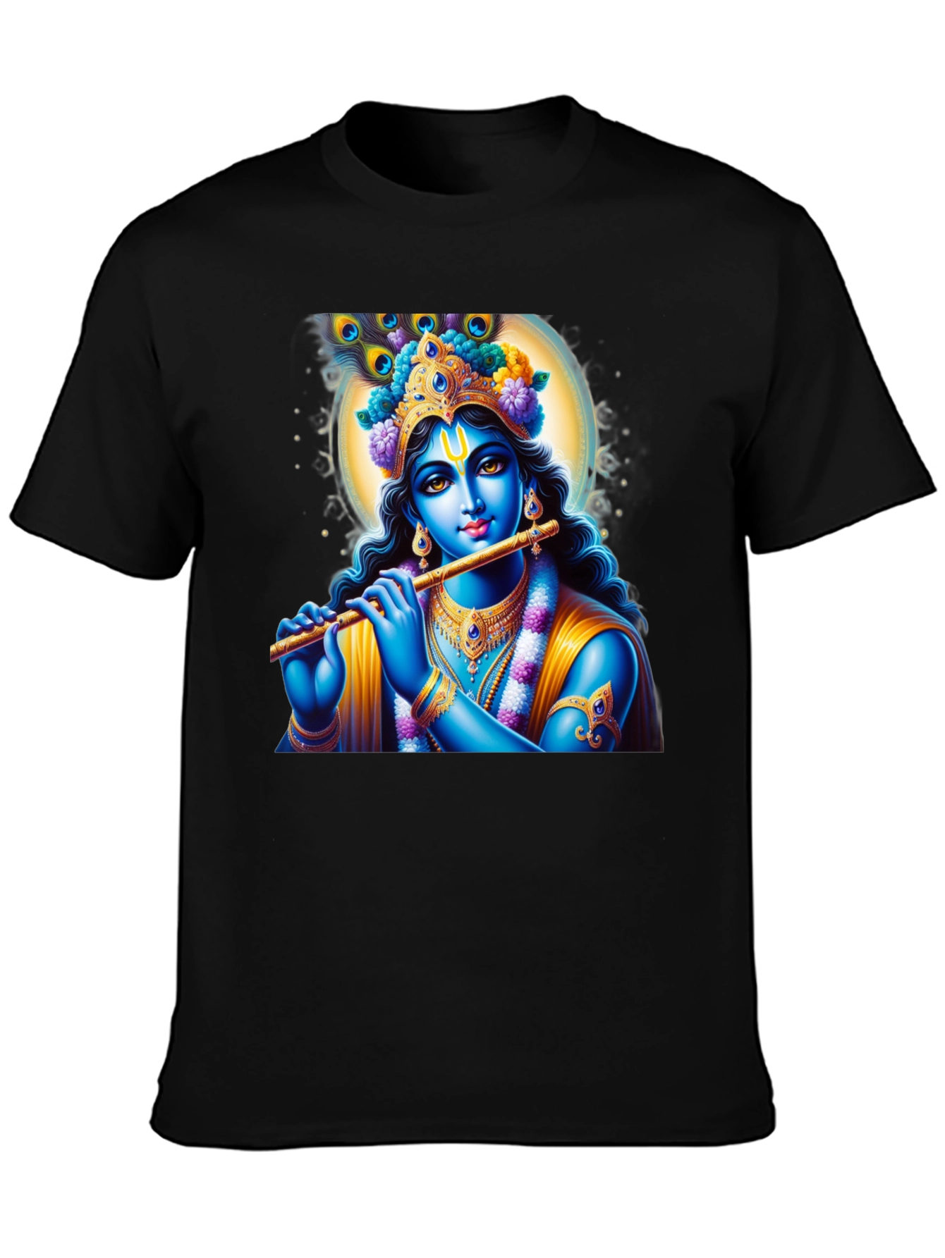 Krishna Graphic T-Shirt - Spiritual Style