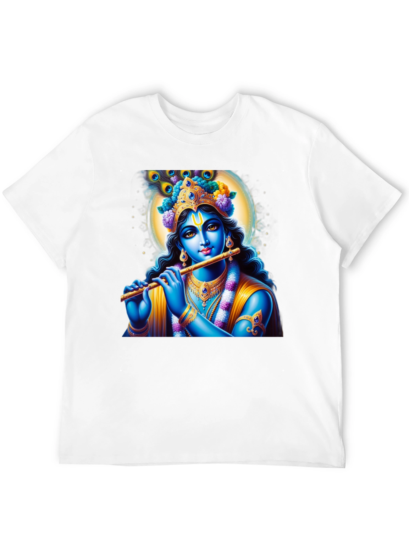 Krishna Graphic T-Shirt - Spiritual Style
