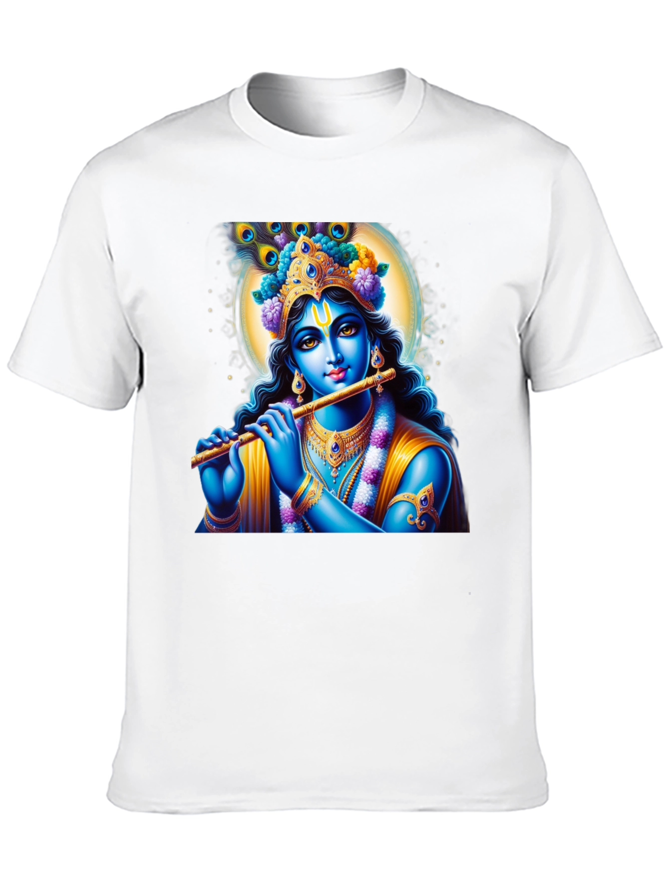 Krishna Graphic T-Shirt - Spiritual Style