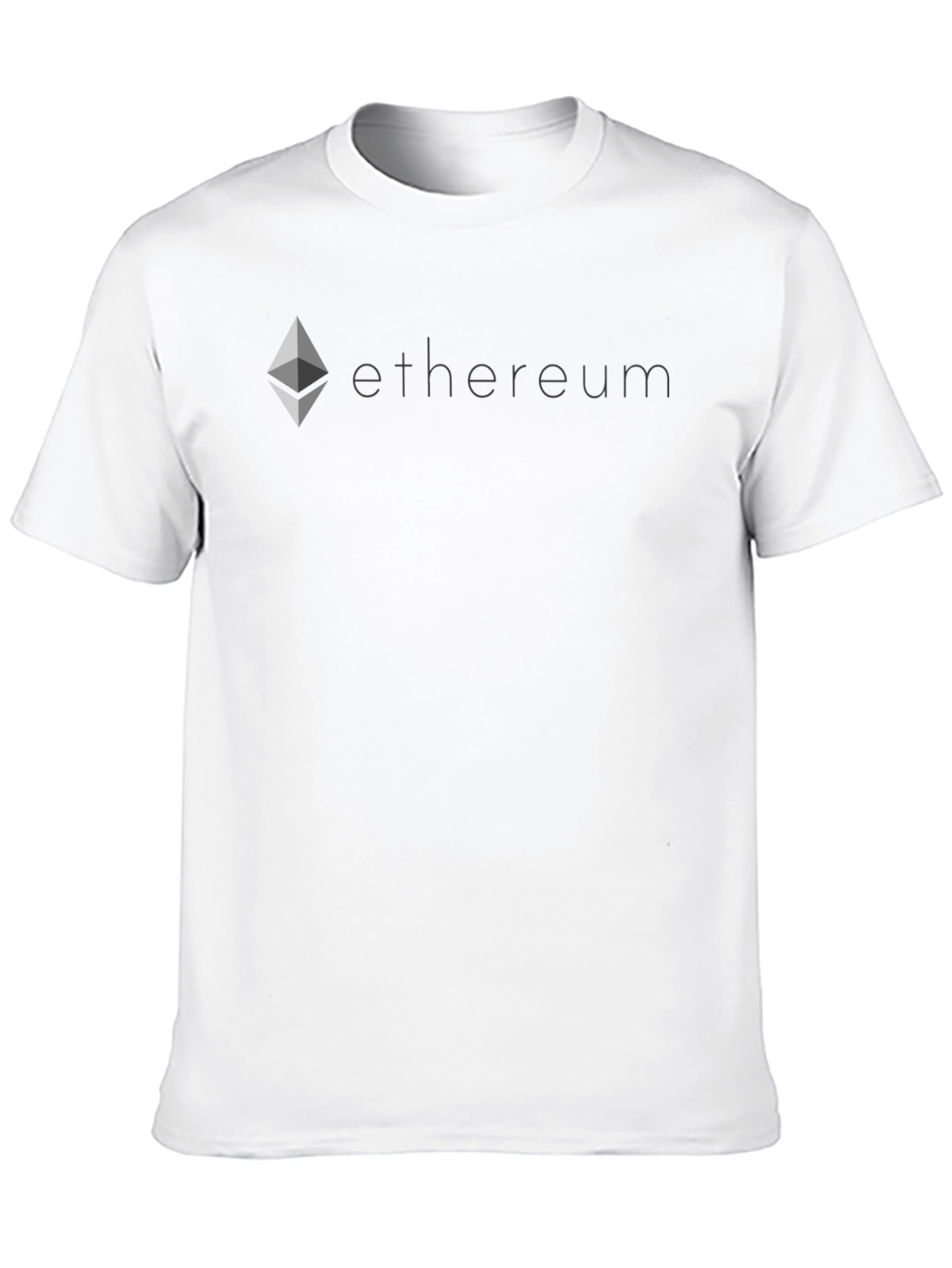 Ethereum Crypto Logo Black T-Shirt