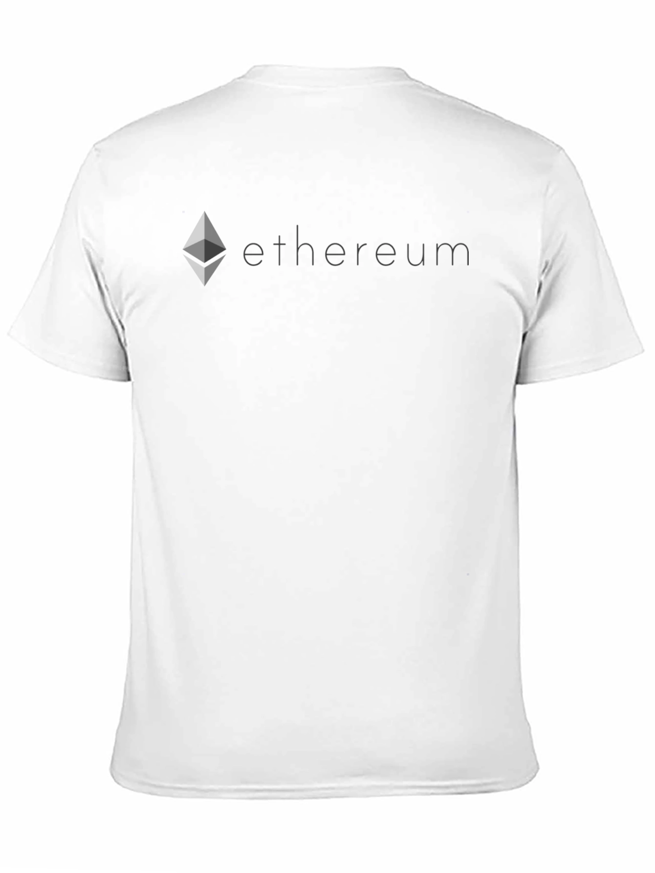 Ethereum Crypto Logo Black T-Shirt