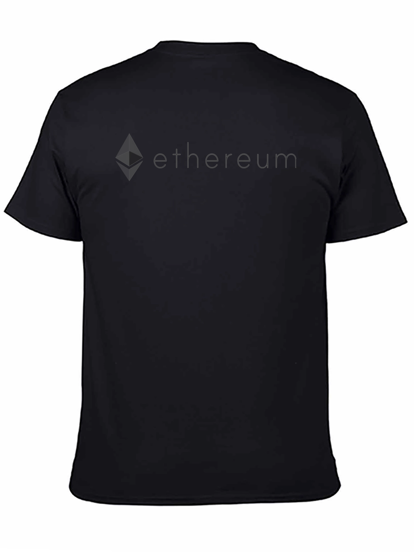 Ethereum Crypto Logo Black T-Shirt