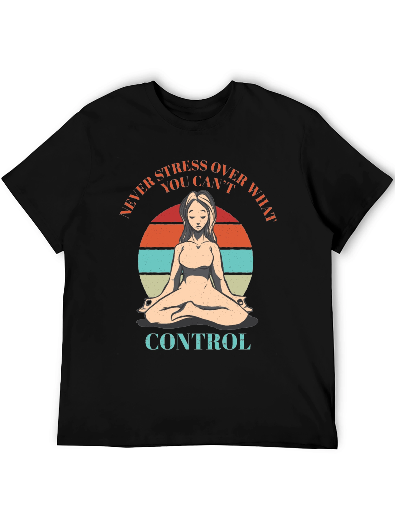 Relaxed Fit Yoga Meditation T-Shirt
