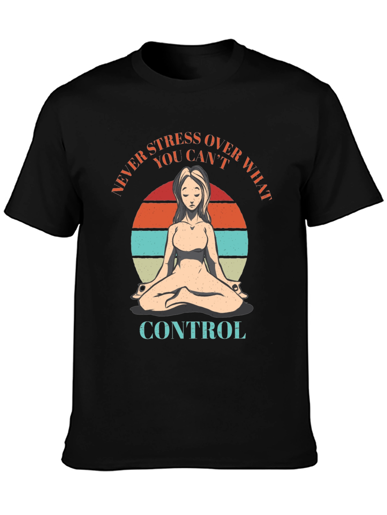 Relaxed Fit Yoga Meditation T-Shirt