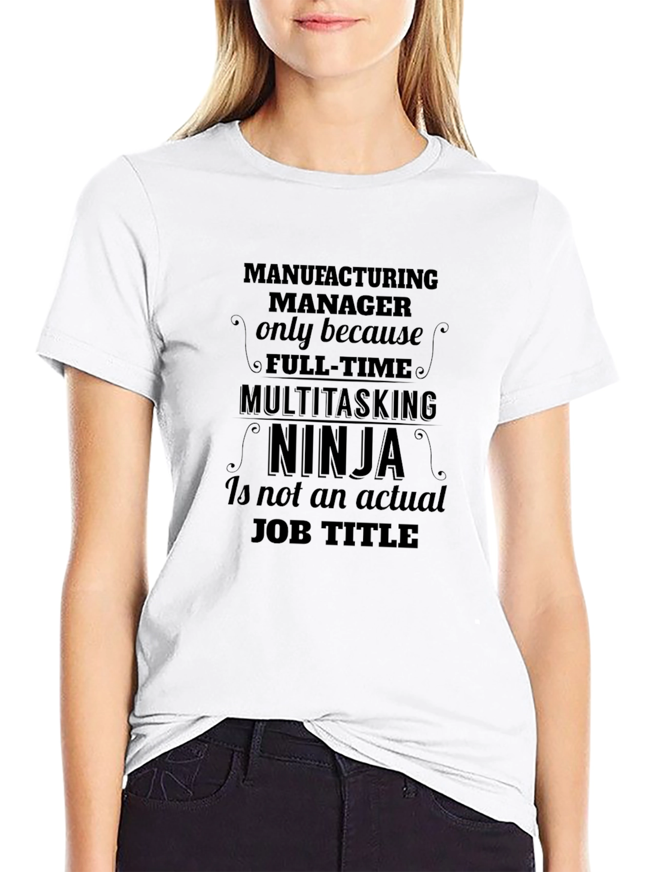 Manufacturing Manager Ninja Graphic Tee