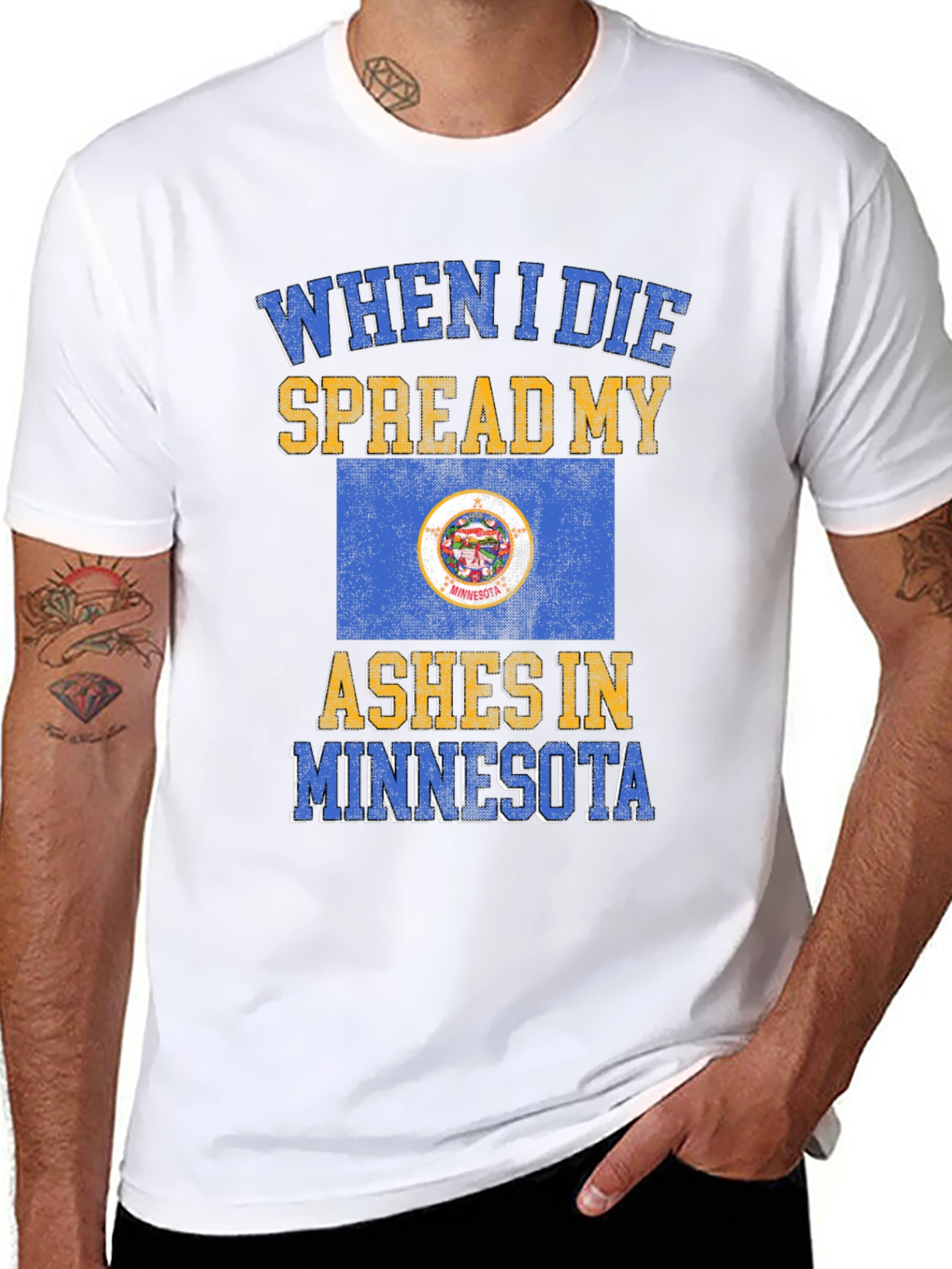 When I Die Spread My Ashes in Minnesota T-Shirt