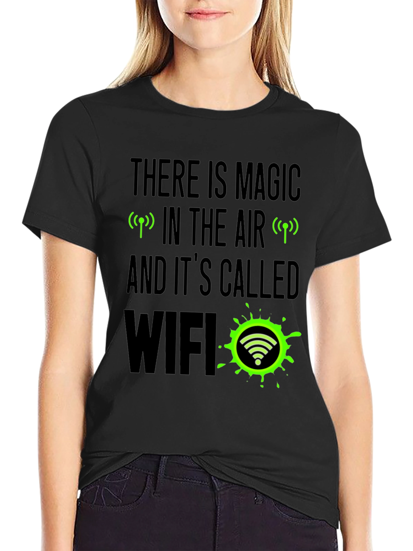 Magic in the Air Wifi Graphic T-Shirt