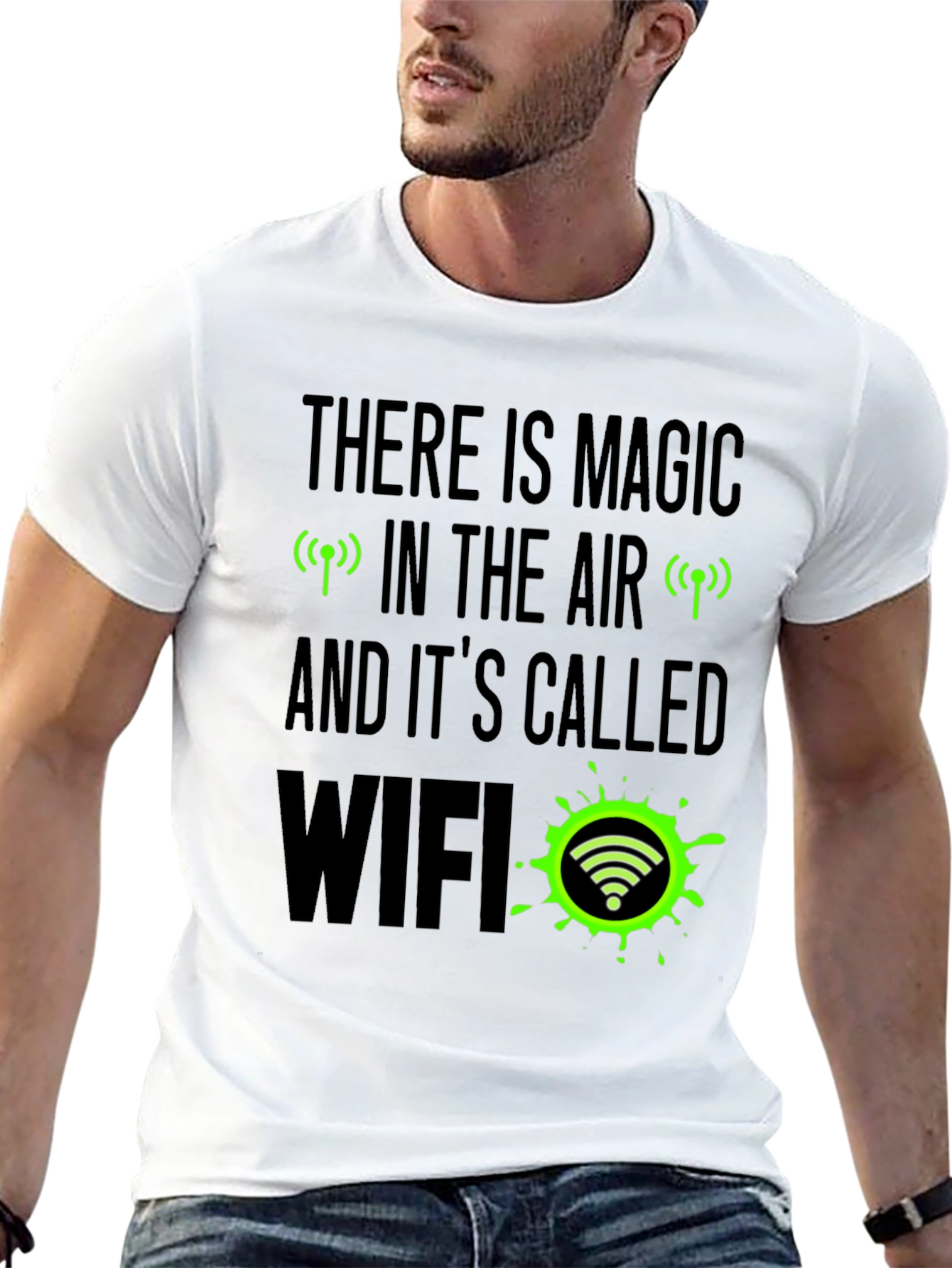 Magic in the Air Wifi Graphic T-Shirt