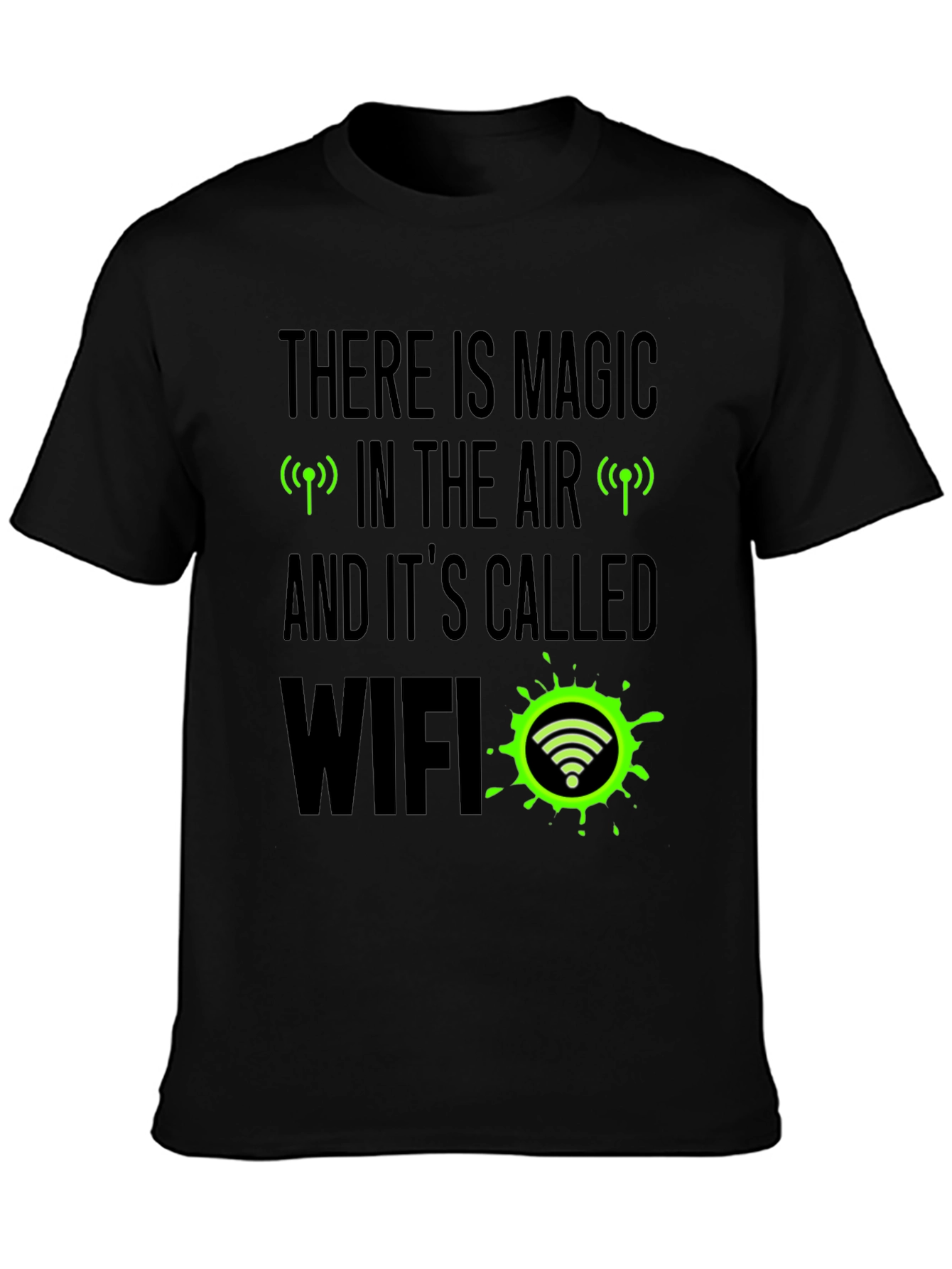 Magic in the Air Wifi Graphic T-Shirt
