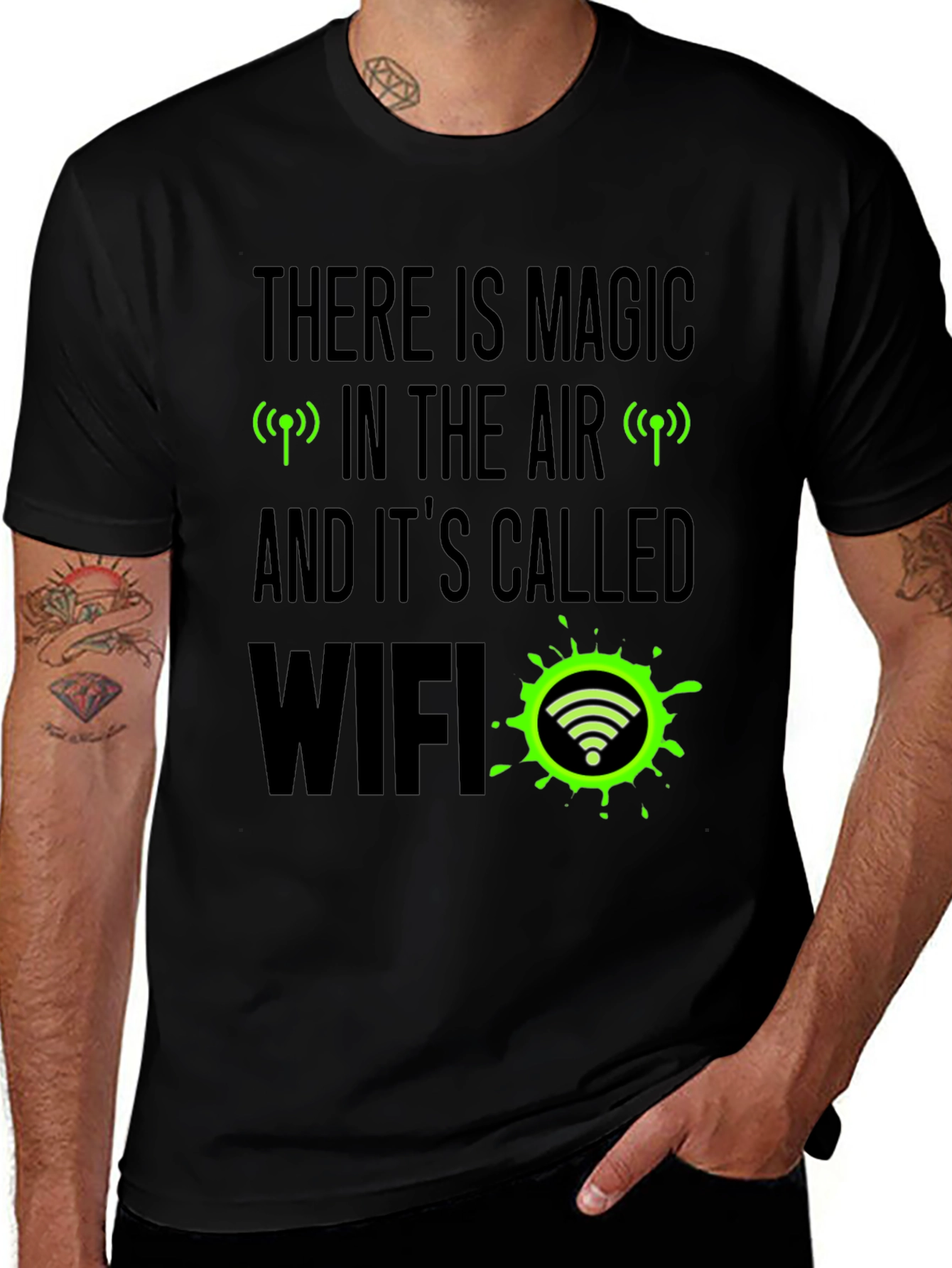 Magic in the Air Wifi Graphic T-Shirt