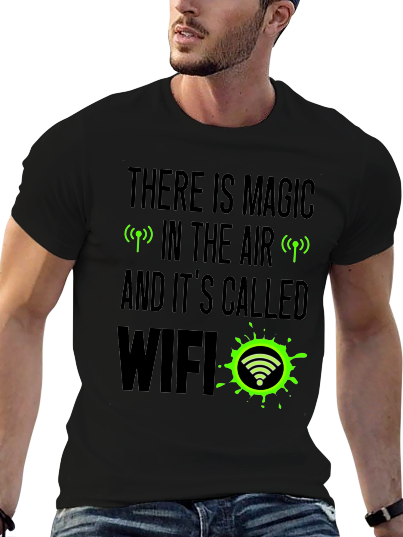 Magic in the Air Wifi Graphic T-Shirt