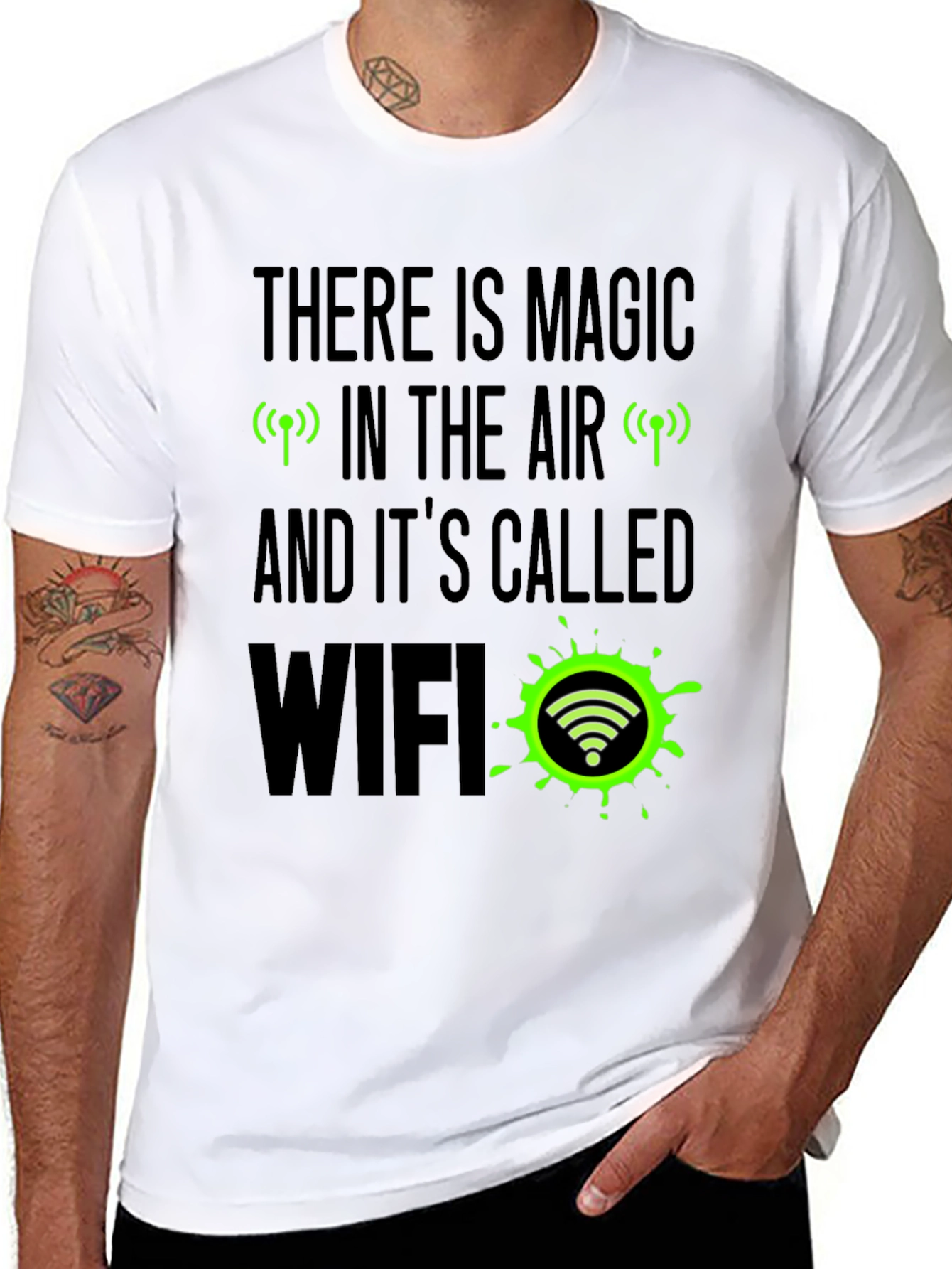 Magic in the Air Wifi Graphic T-Shirt
