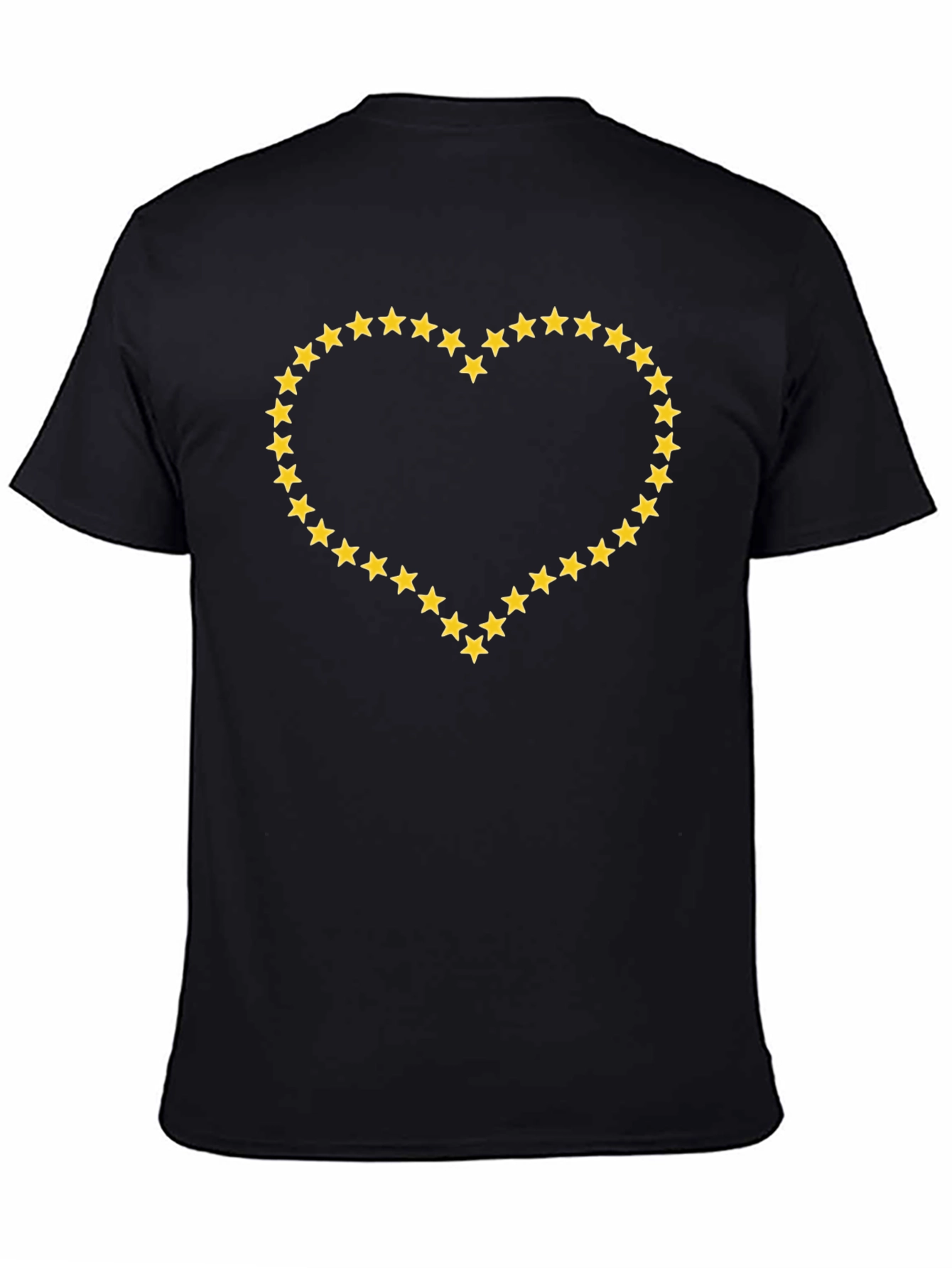 Starry Heart T-Shirt - Soft Cotton Crew Neck