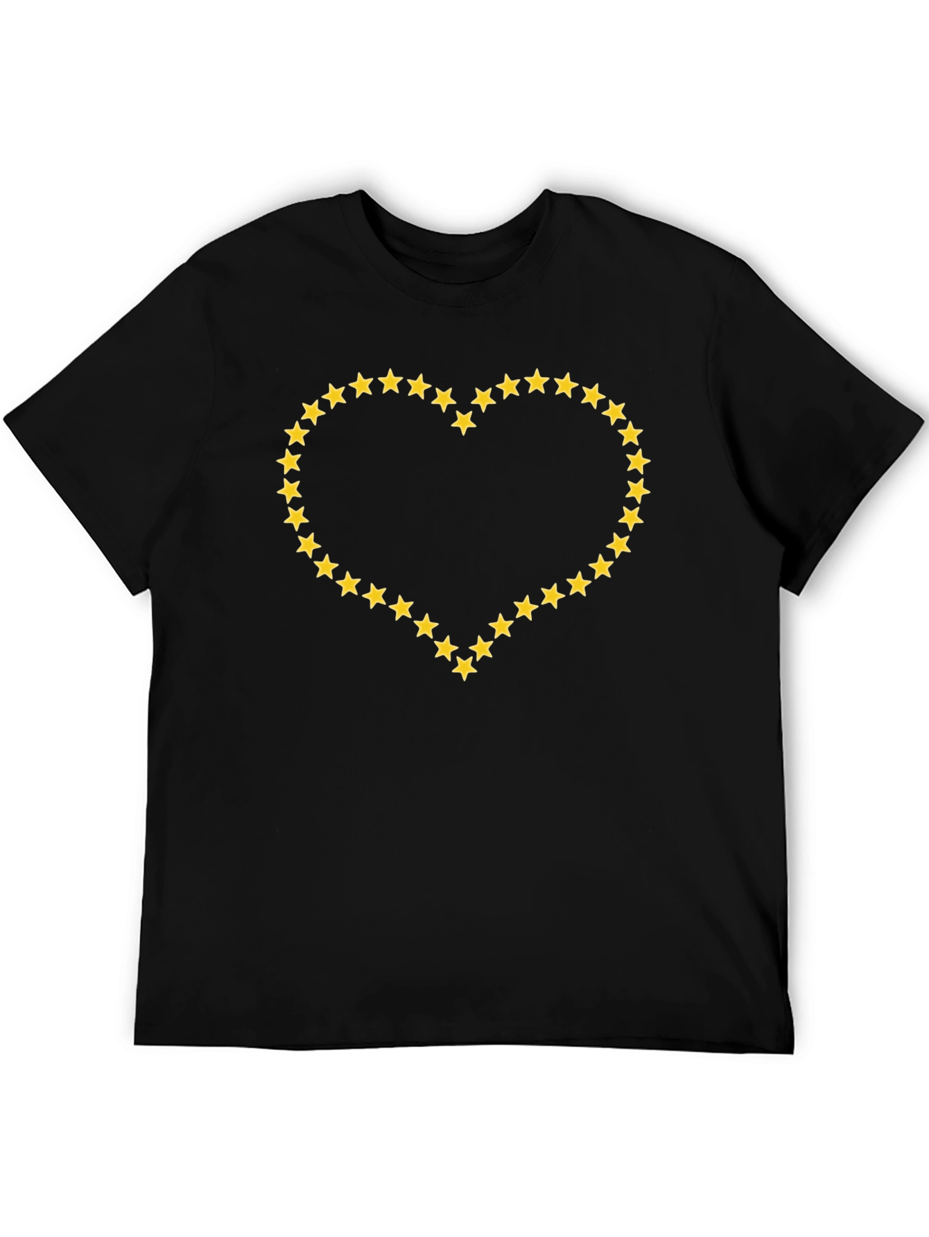 Starry Heart T-Shirt - Soft Cotton Crew Neck
