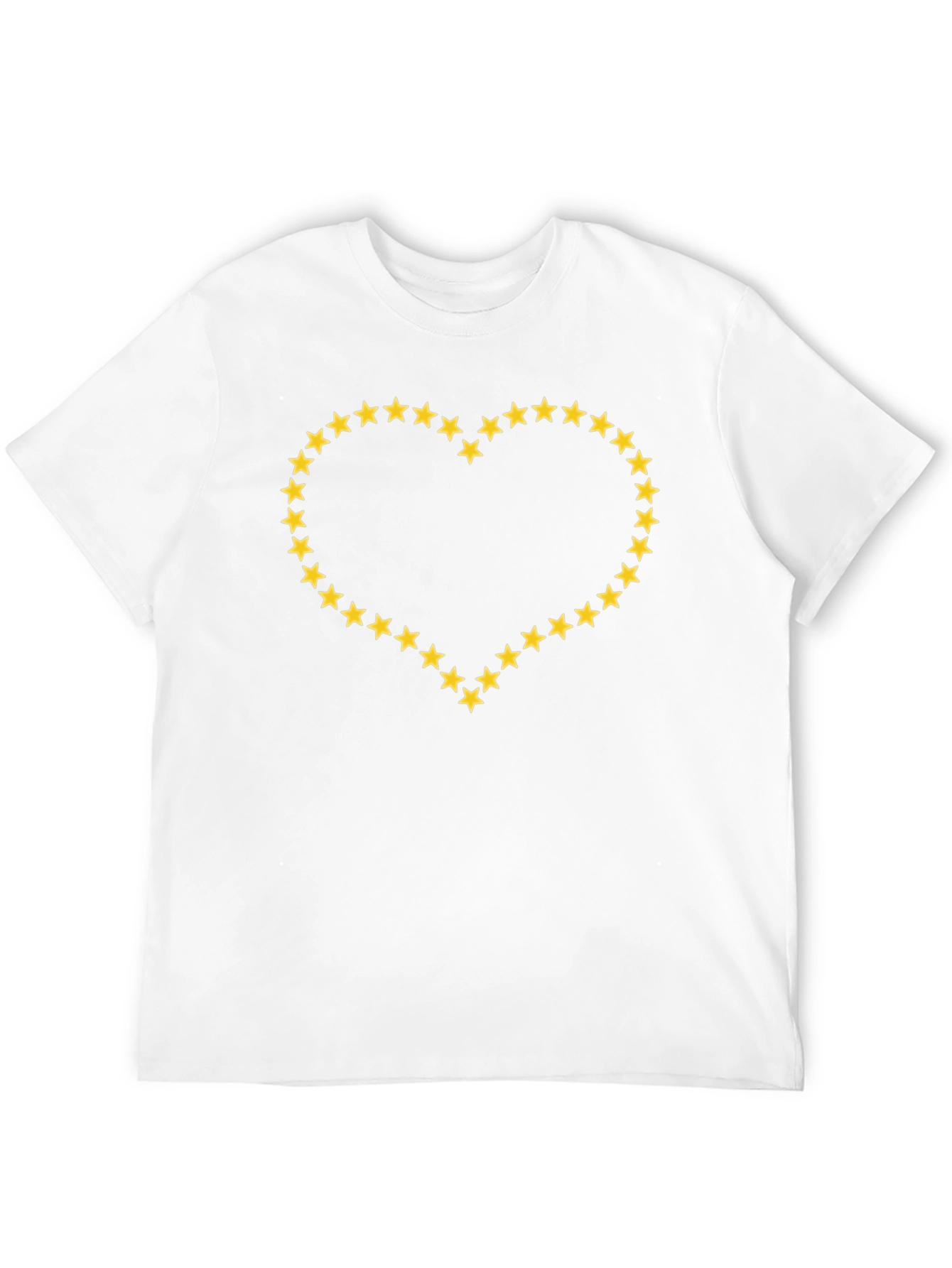 Starry Heart T-Shirt - Soft Cotton Crew Neck