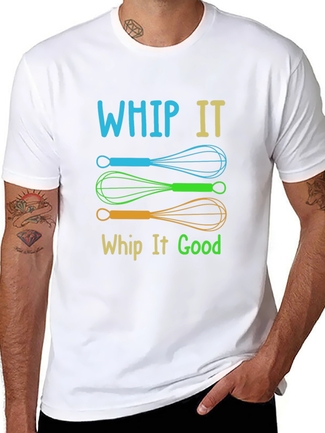 Whip It Good T-Shirt | Funky Kitchen Pun Tee