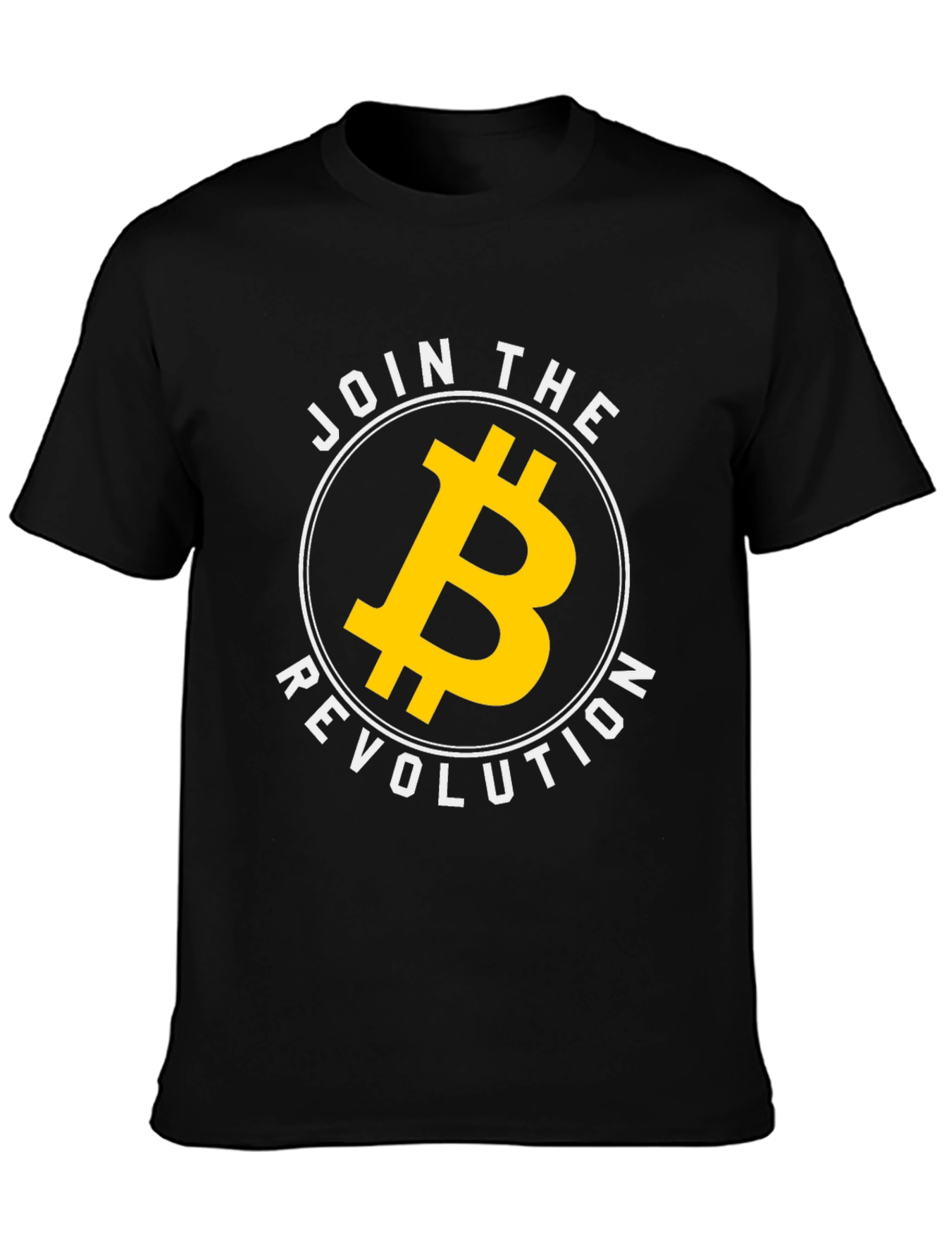 Bitcoin Revolution Graphic Tee - Black