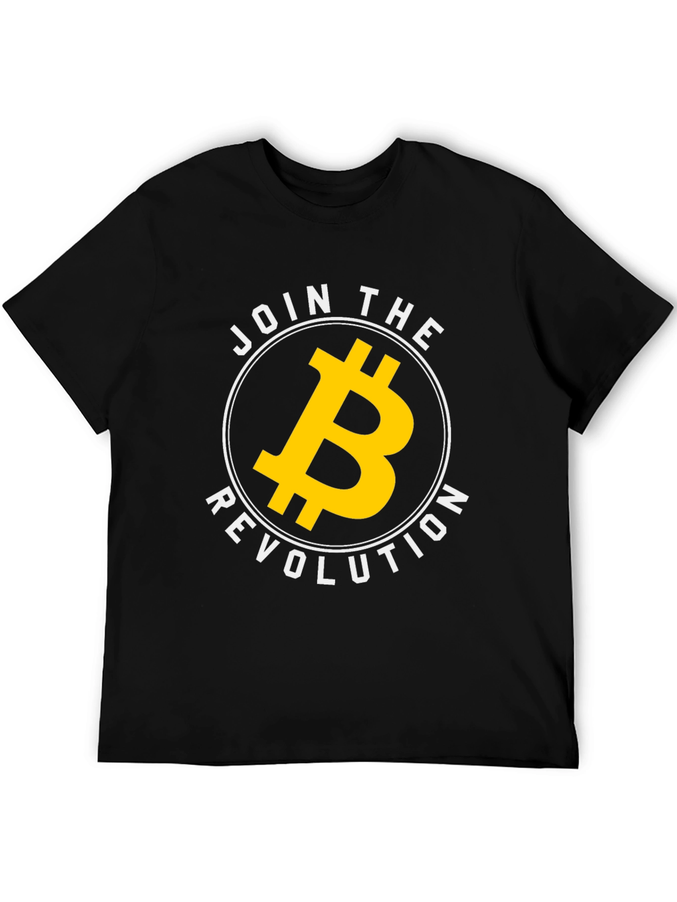 Bitcoin Revolution Graphic Tee - Black