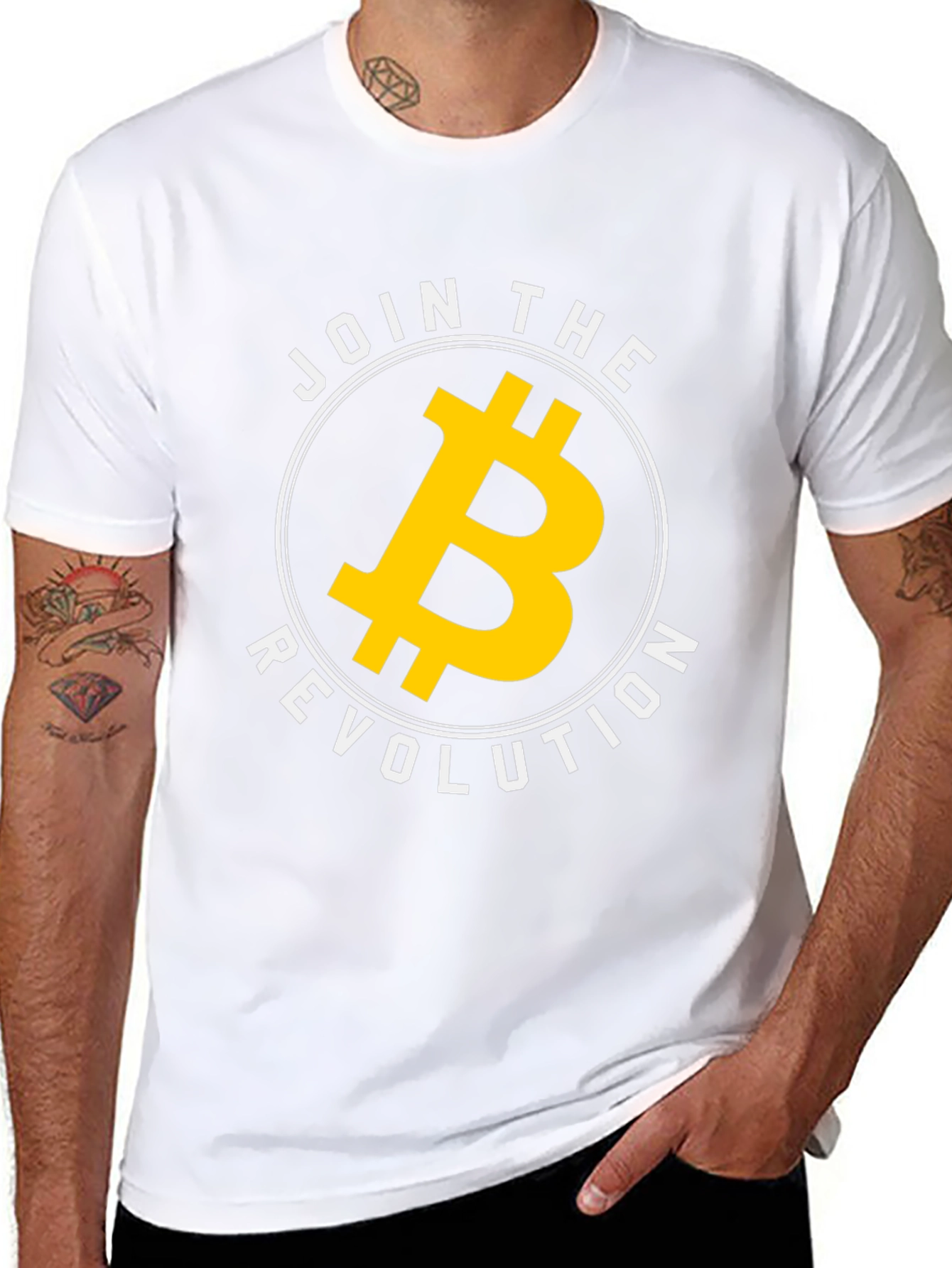 Bitcoin Revolution Graphic Tee - Black