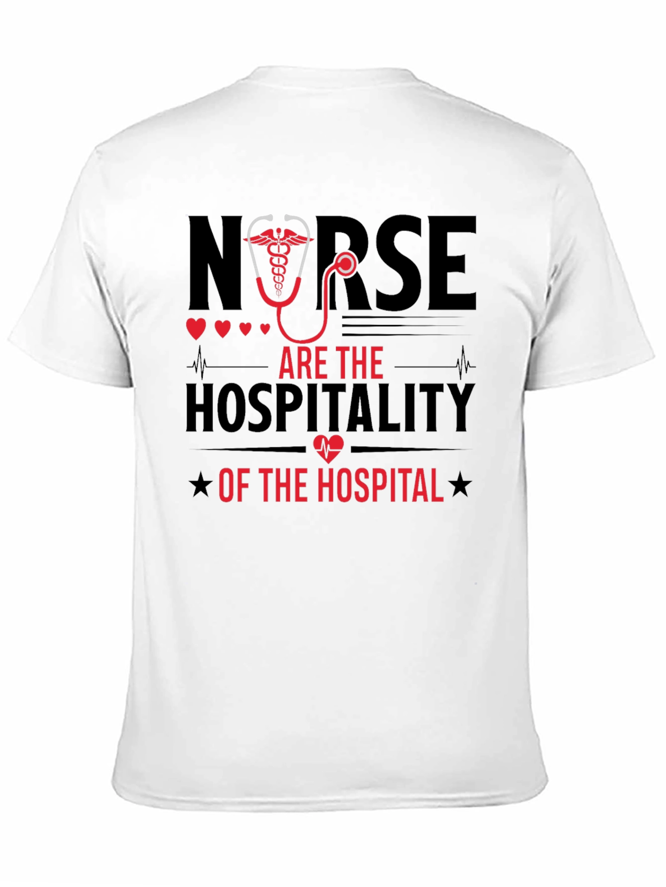 Nurse Hospitality T-Shirt - Black