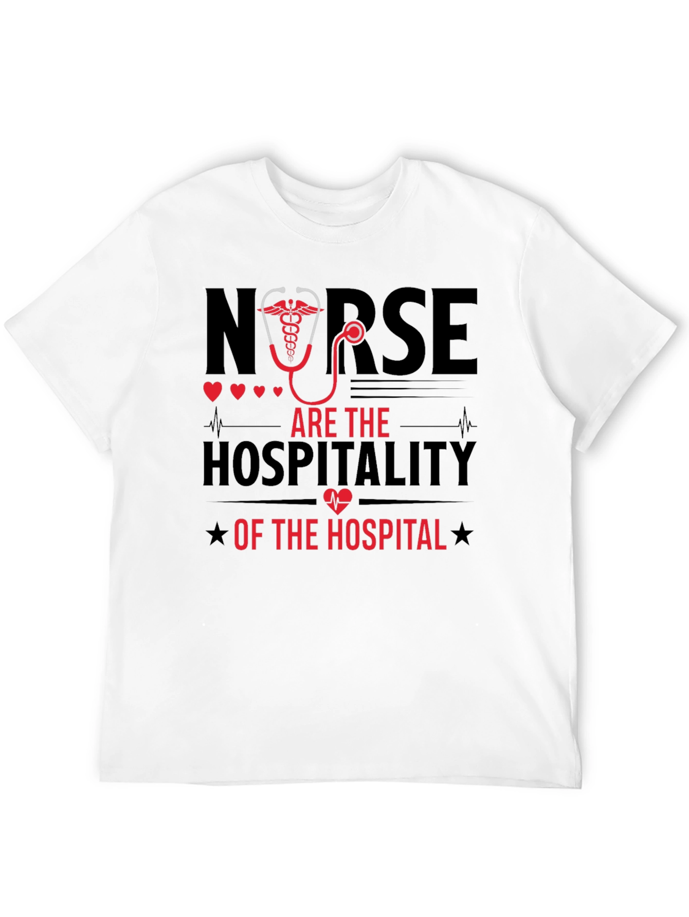 Nurse Hospitality T-Shirt - Black