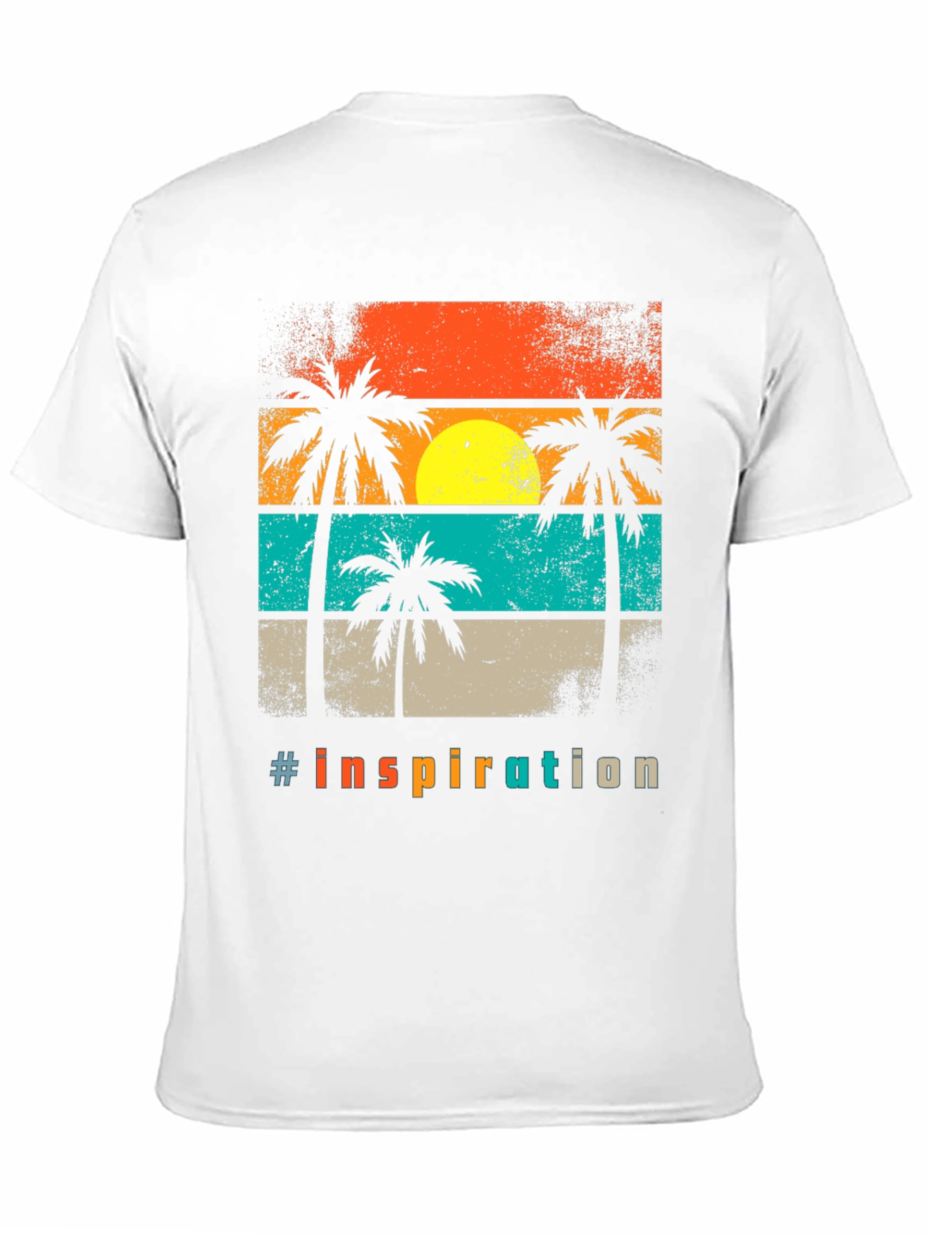 Inspirational Retro Palm Tree T-Shirt