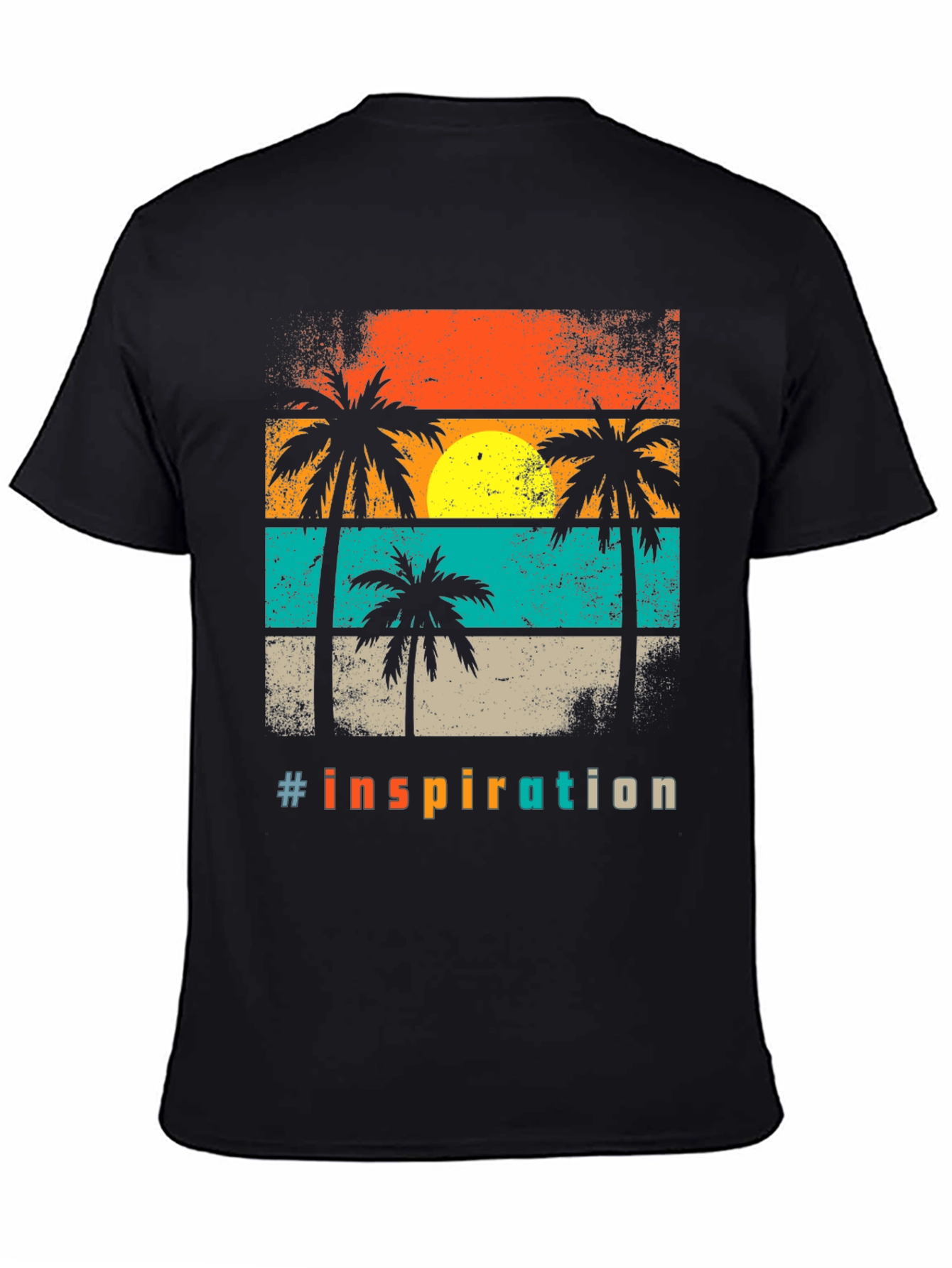 Inspirational Retro Palm Tree T-Shirt