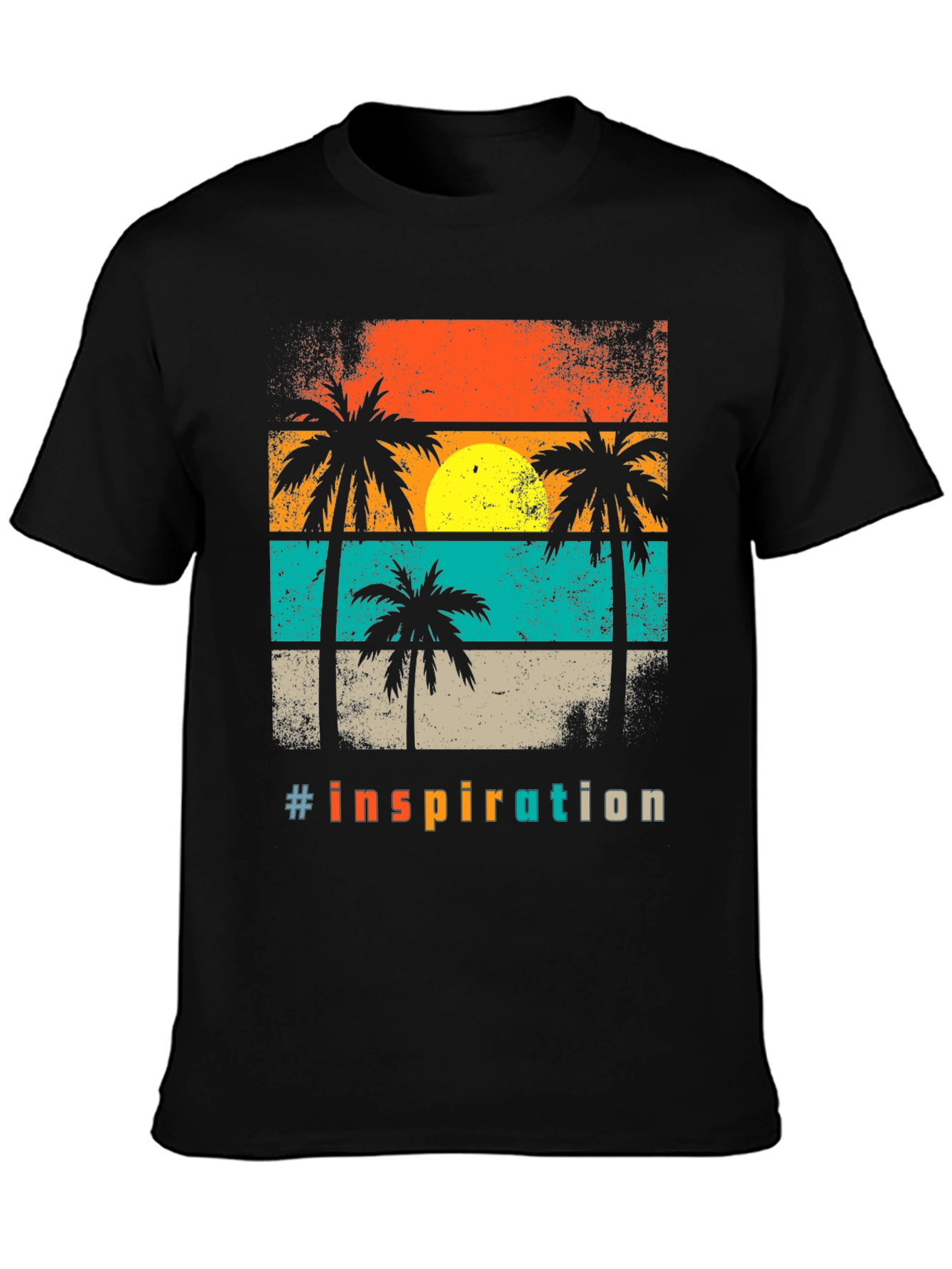 Inspirational Retro Palm Tree T-Shirt